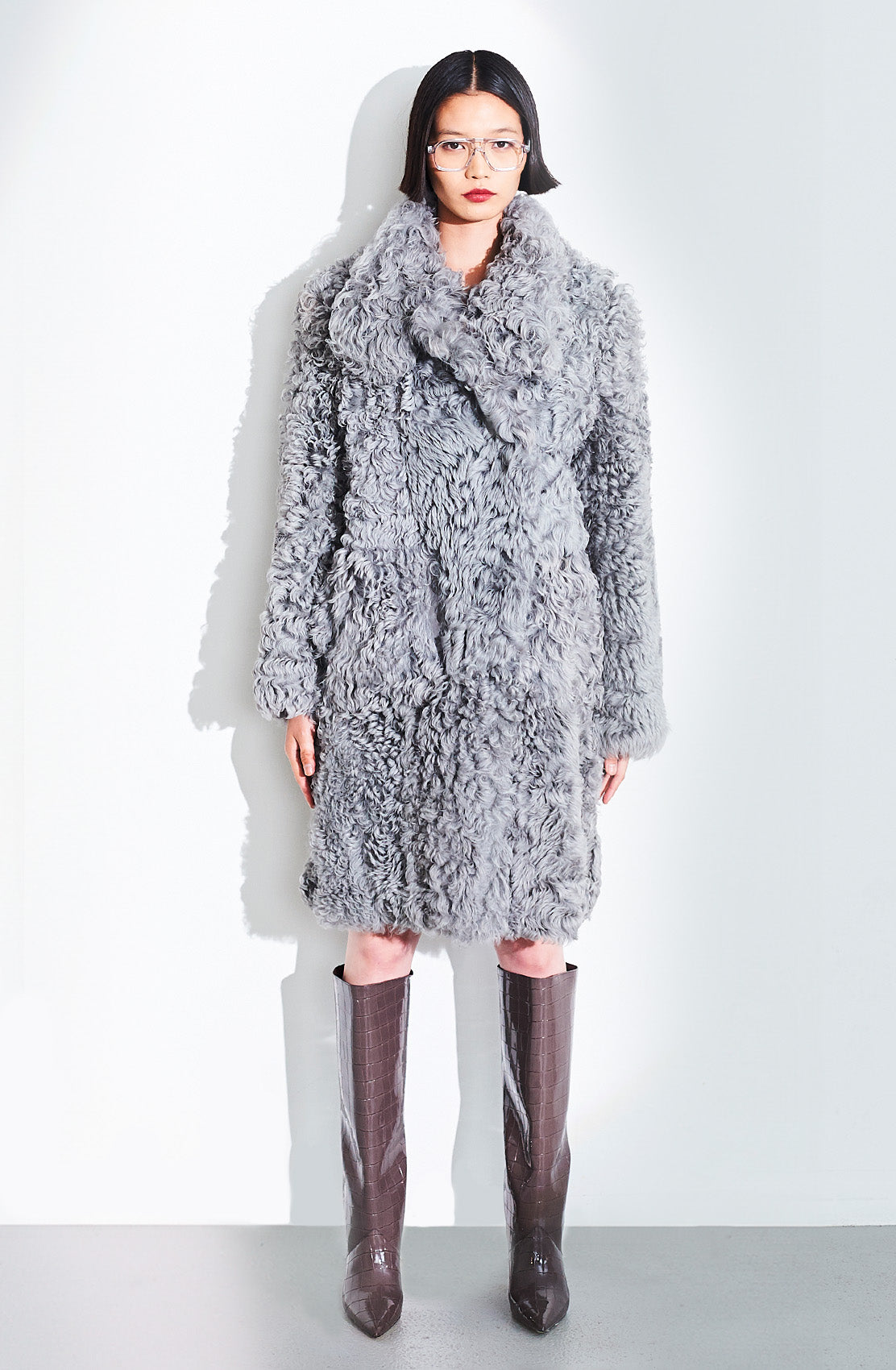 Reversible Curly Toscana Coat