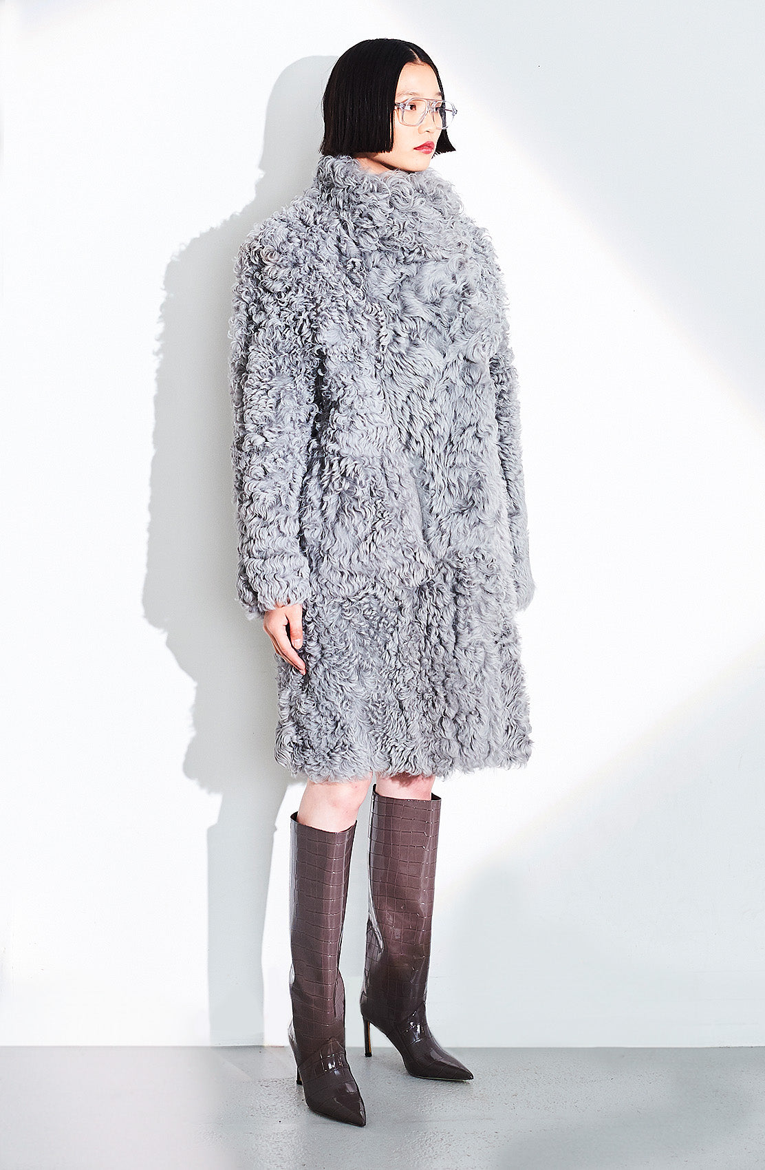 Reversible Curly Toscana Coat