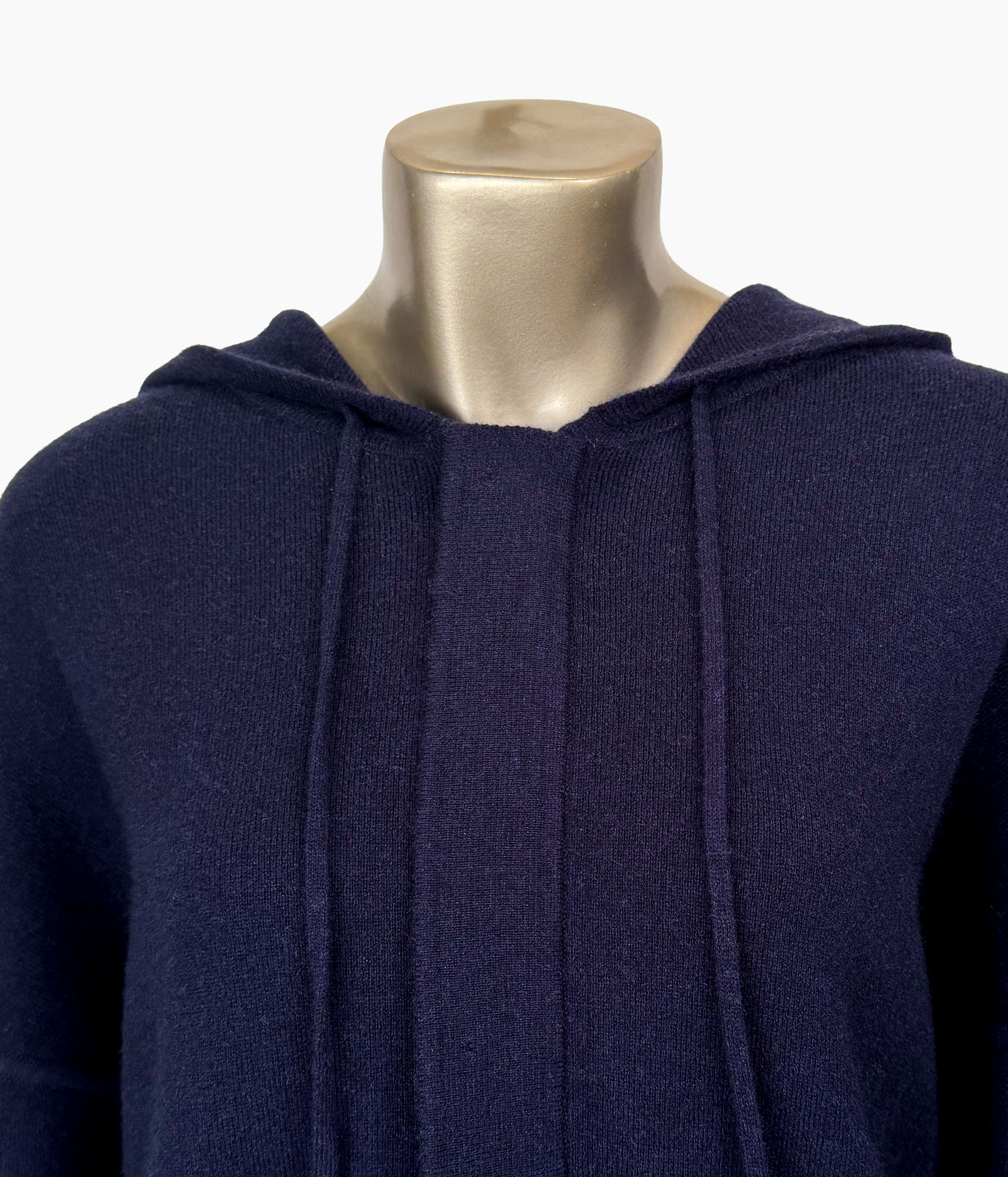 Hooded Knit Short Parka Size: 10