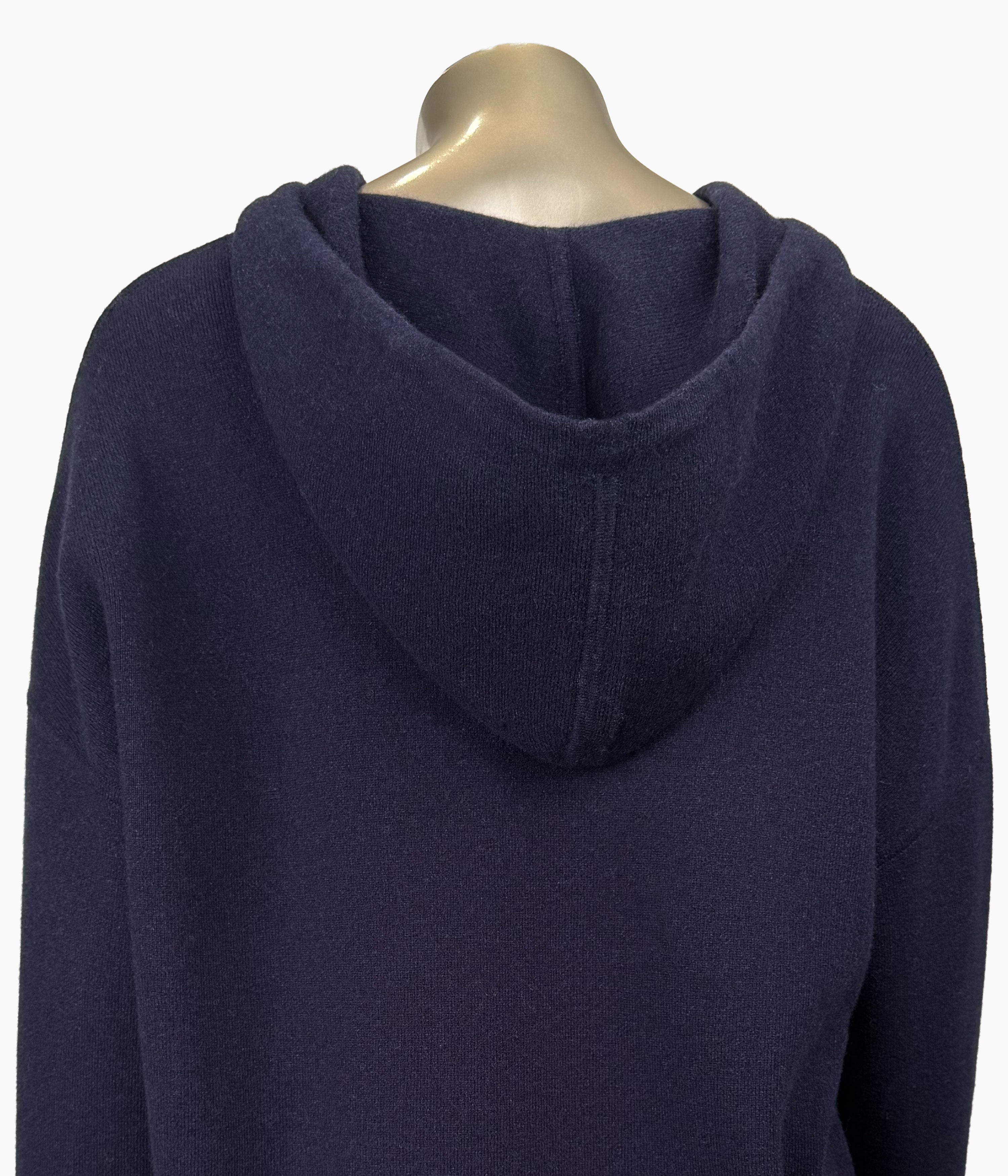 Hooded Knit Short Parka Size: 10