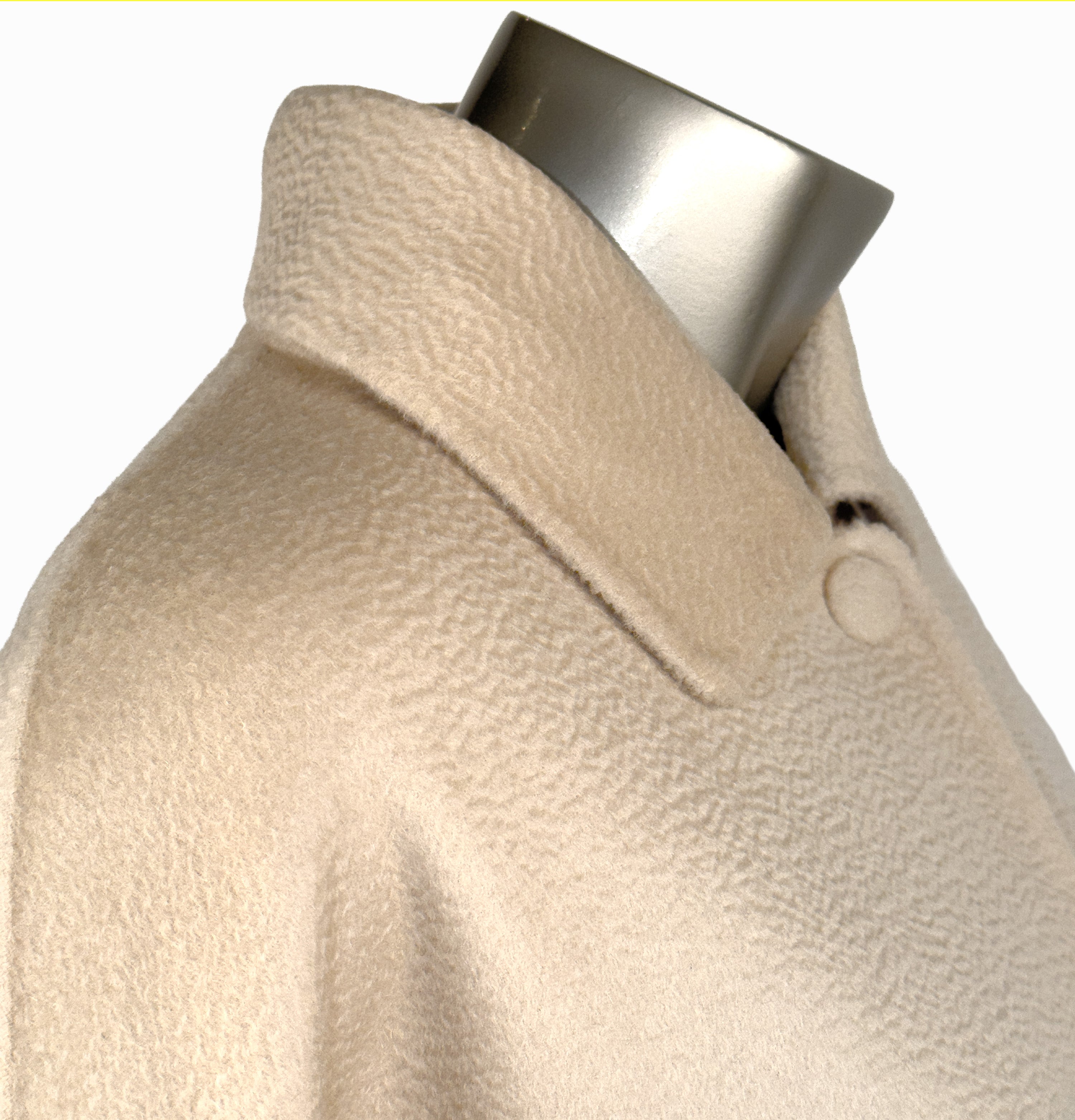 SHORT WOOL COAT WITH DETACHABLE SHEARLING COLLAR Size: 8/12