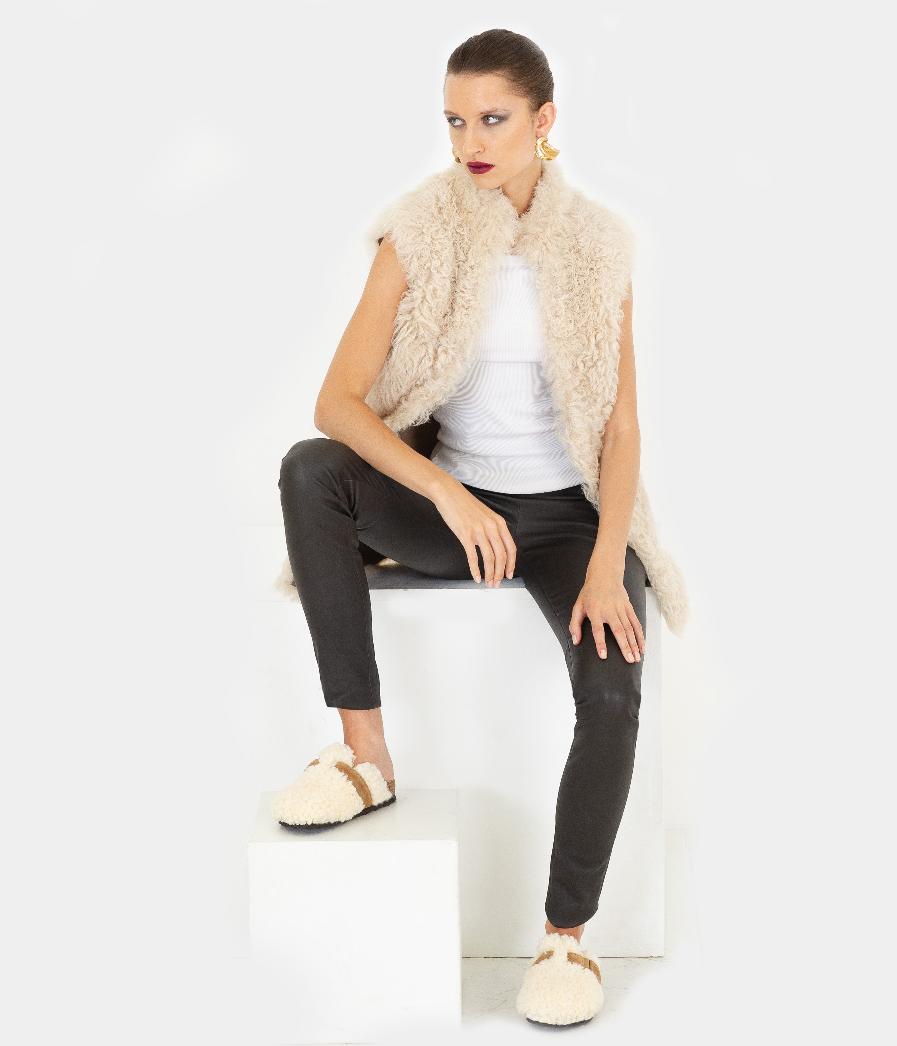 Sheepskin Slip On Slippers