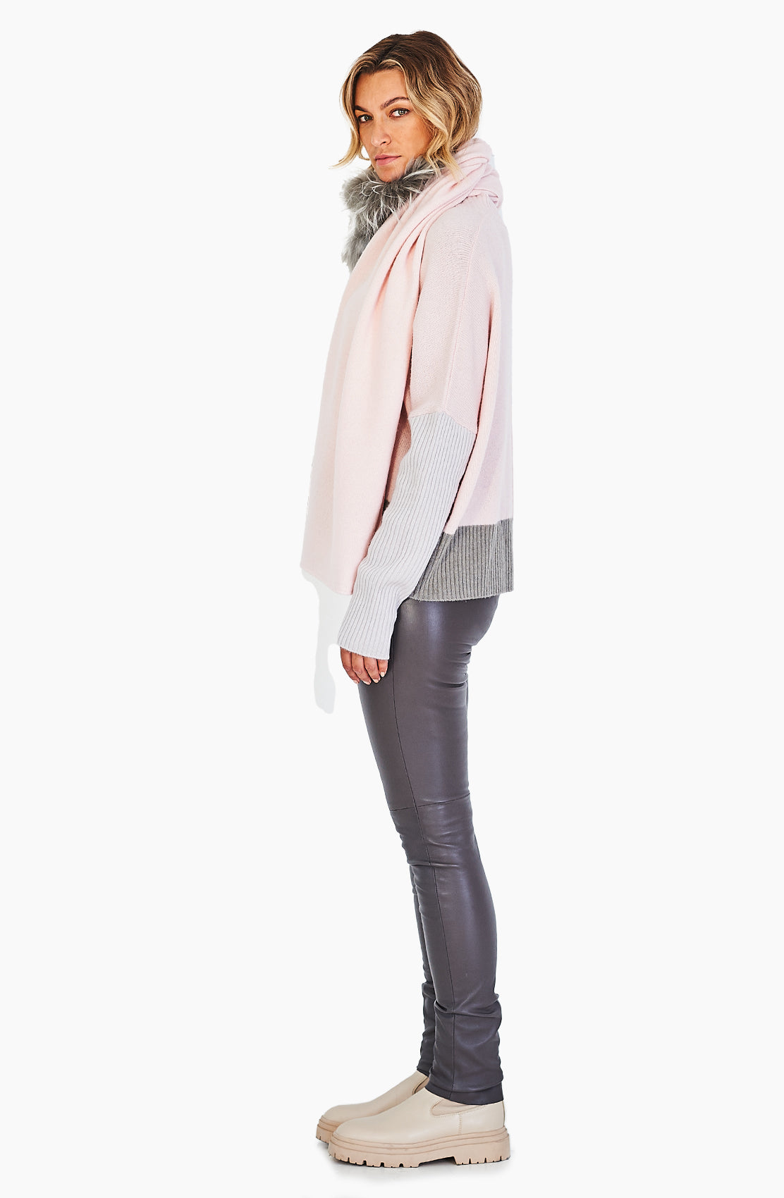 Dom Goor: Fur Trim Scarf