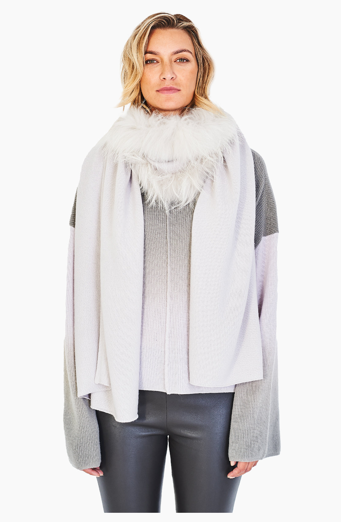 Dom Goor: Fur Trim Scarf