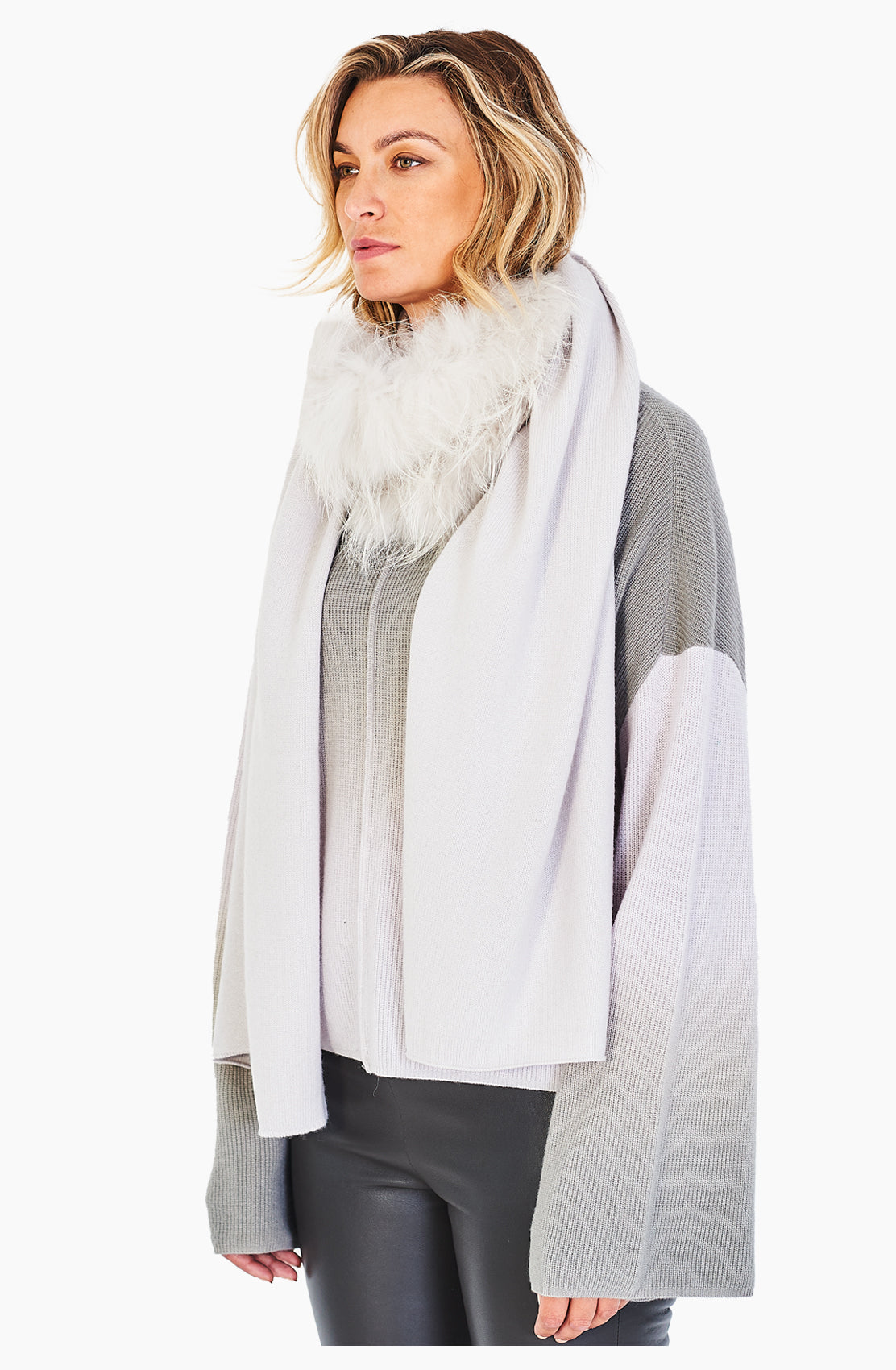 Dom Goor: Fur Trim Scarf