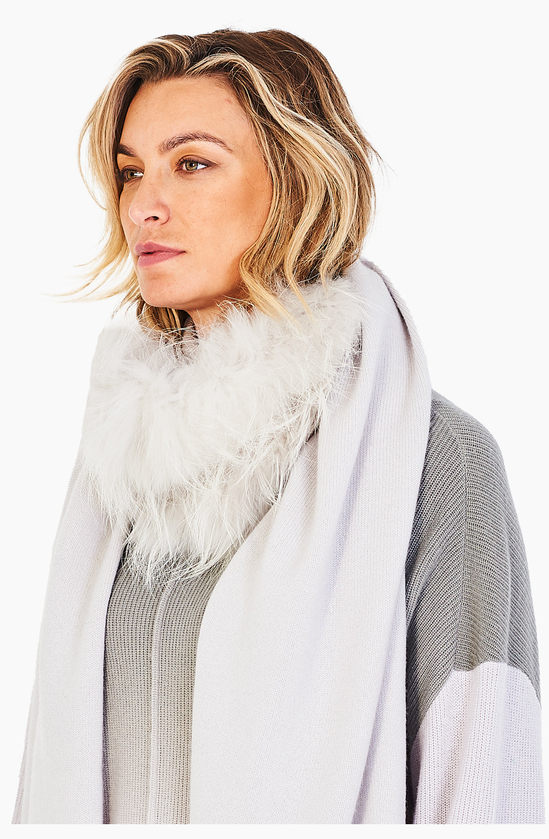 Dom Goor: Fur Trim Scarf