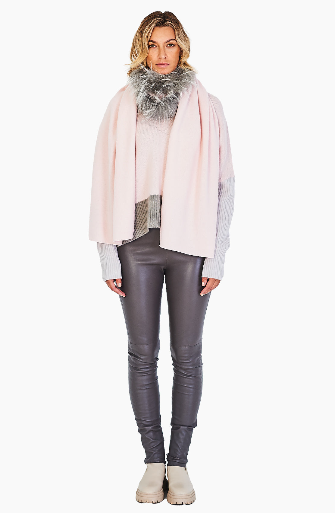 Dom Goor: Fur Trim Scarf