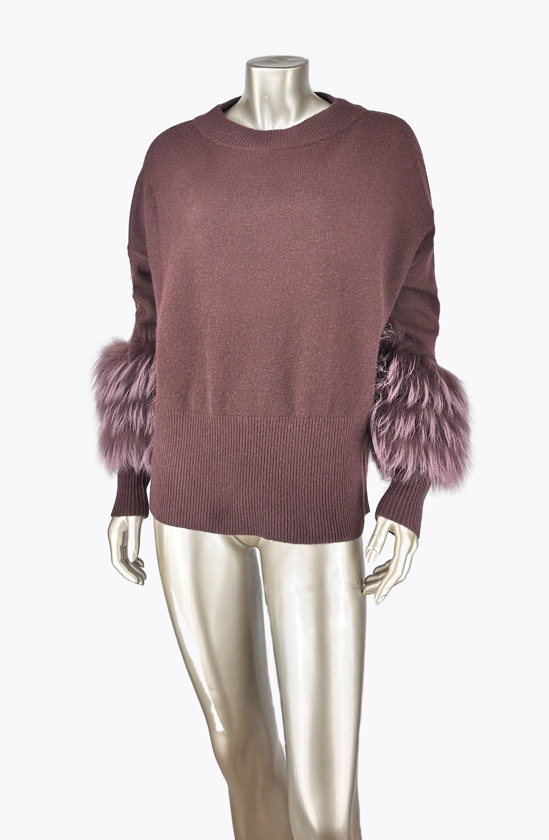 Outlet: Fur Trim Jumper: Size 8