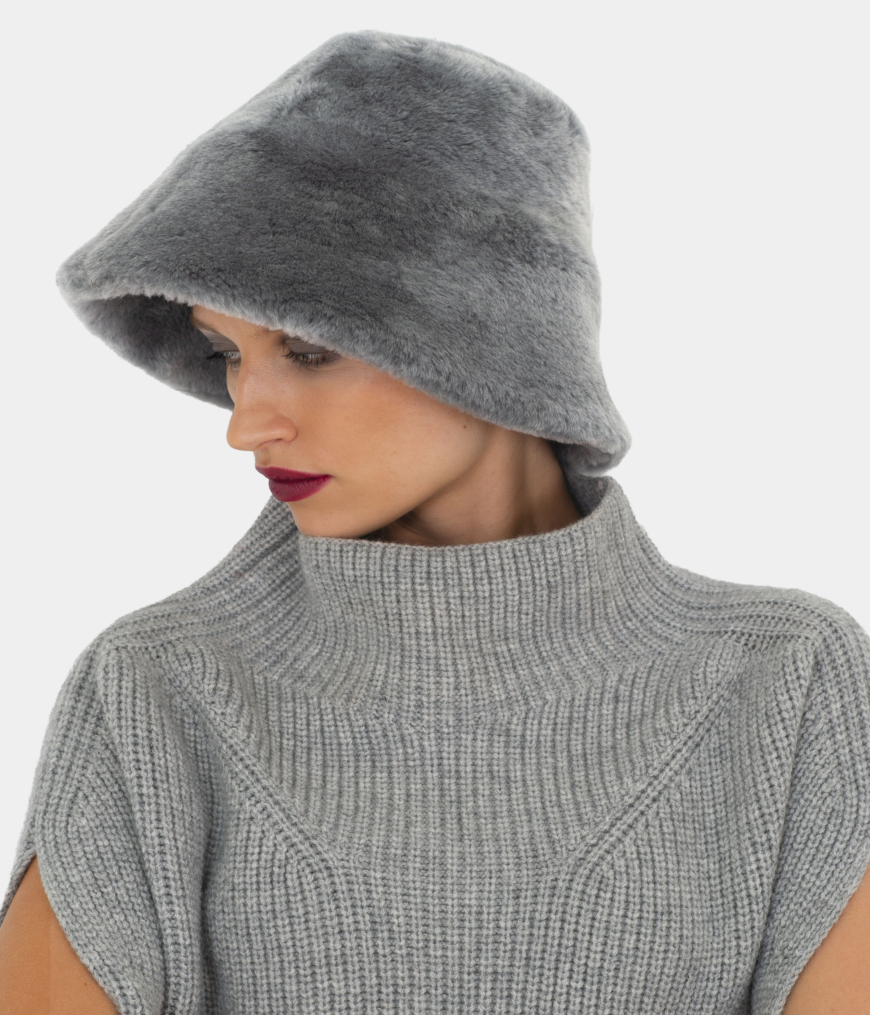 Shearling Bucket Hat