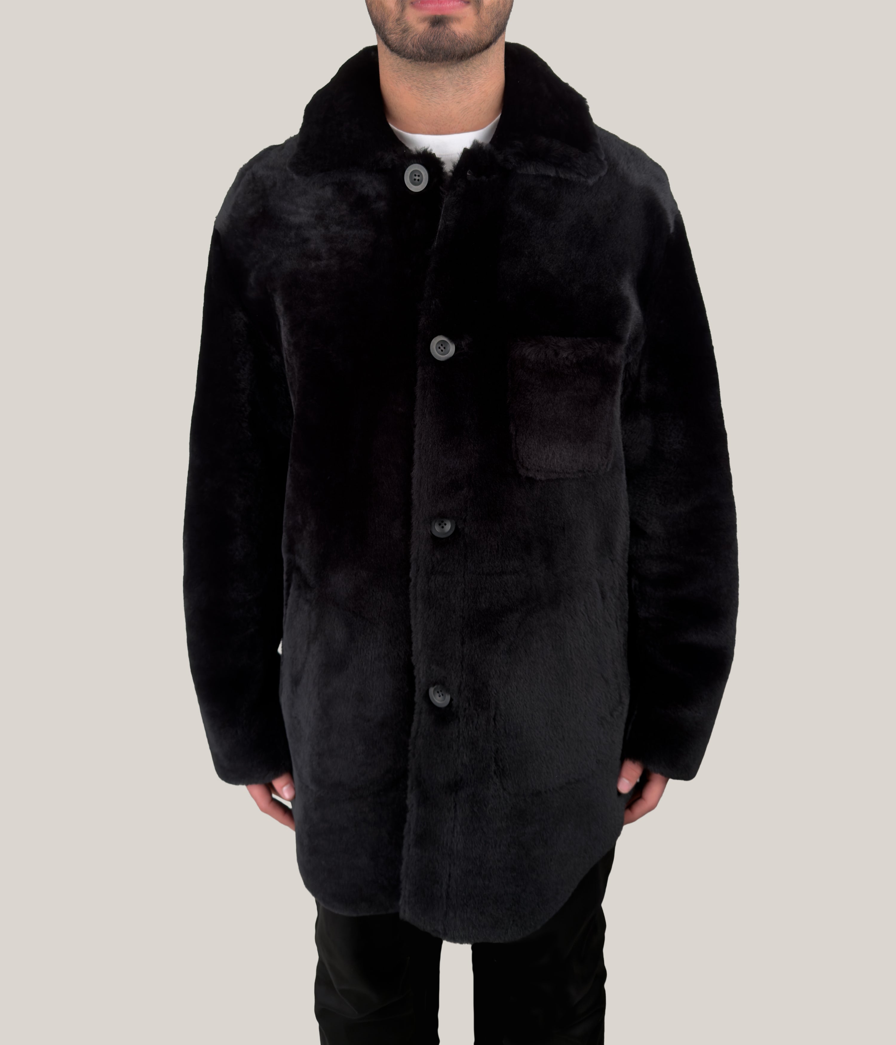 Max & Zac Wool Out Shirt Coat