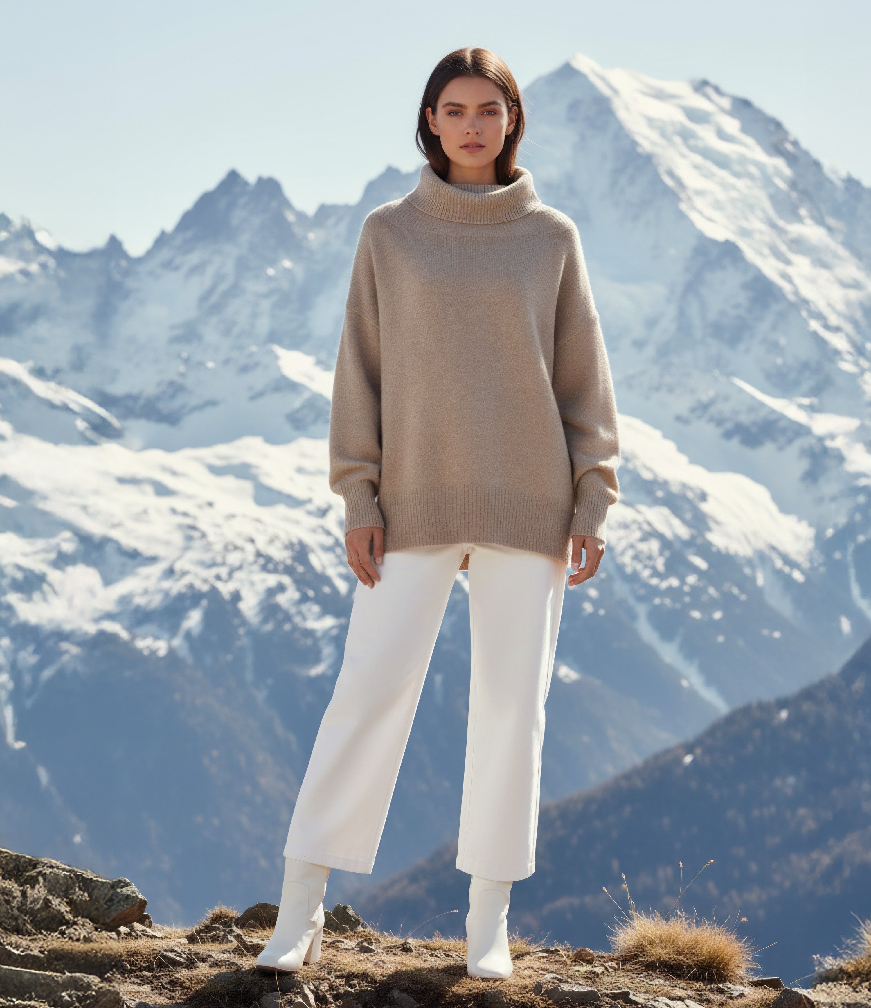 Oversized Turtle Neck Jumper Size:12