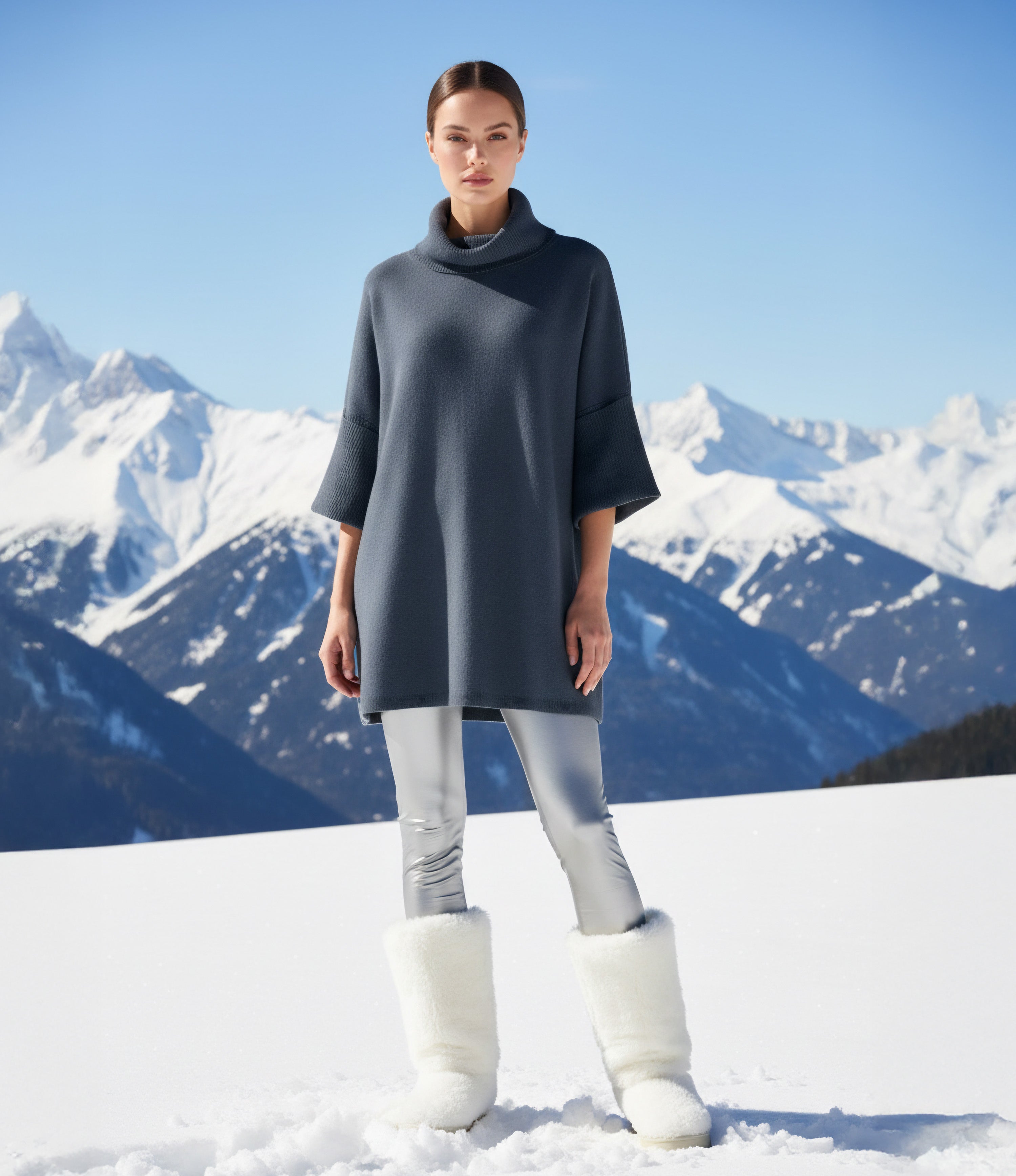 Outlet: Faded Slate Grey Tunic size: 10