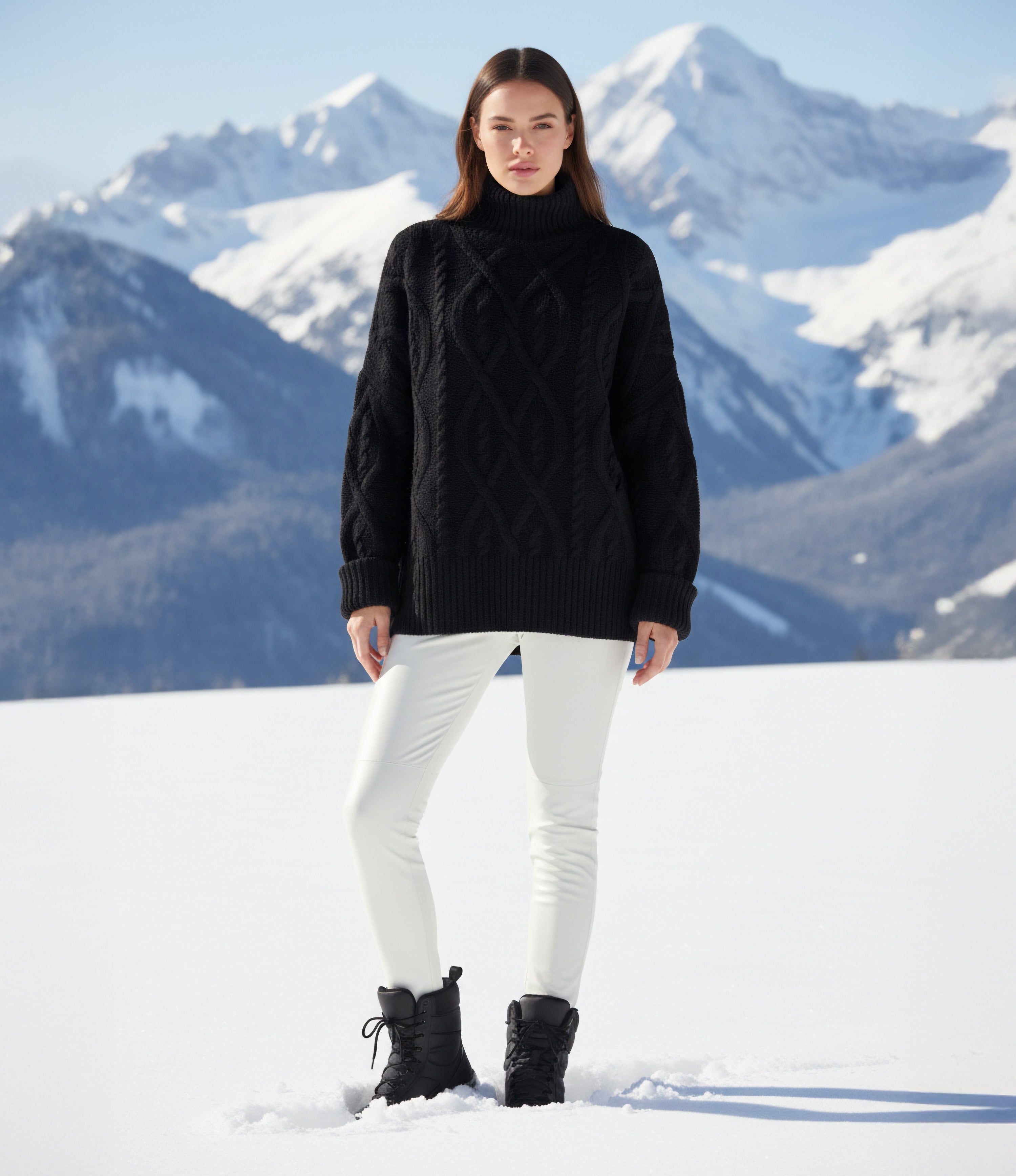 Outlet: Chunky Knit Sweater Size:8/12