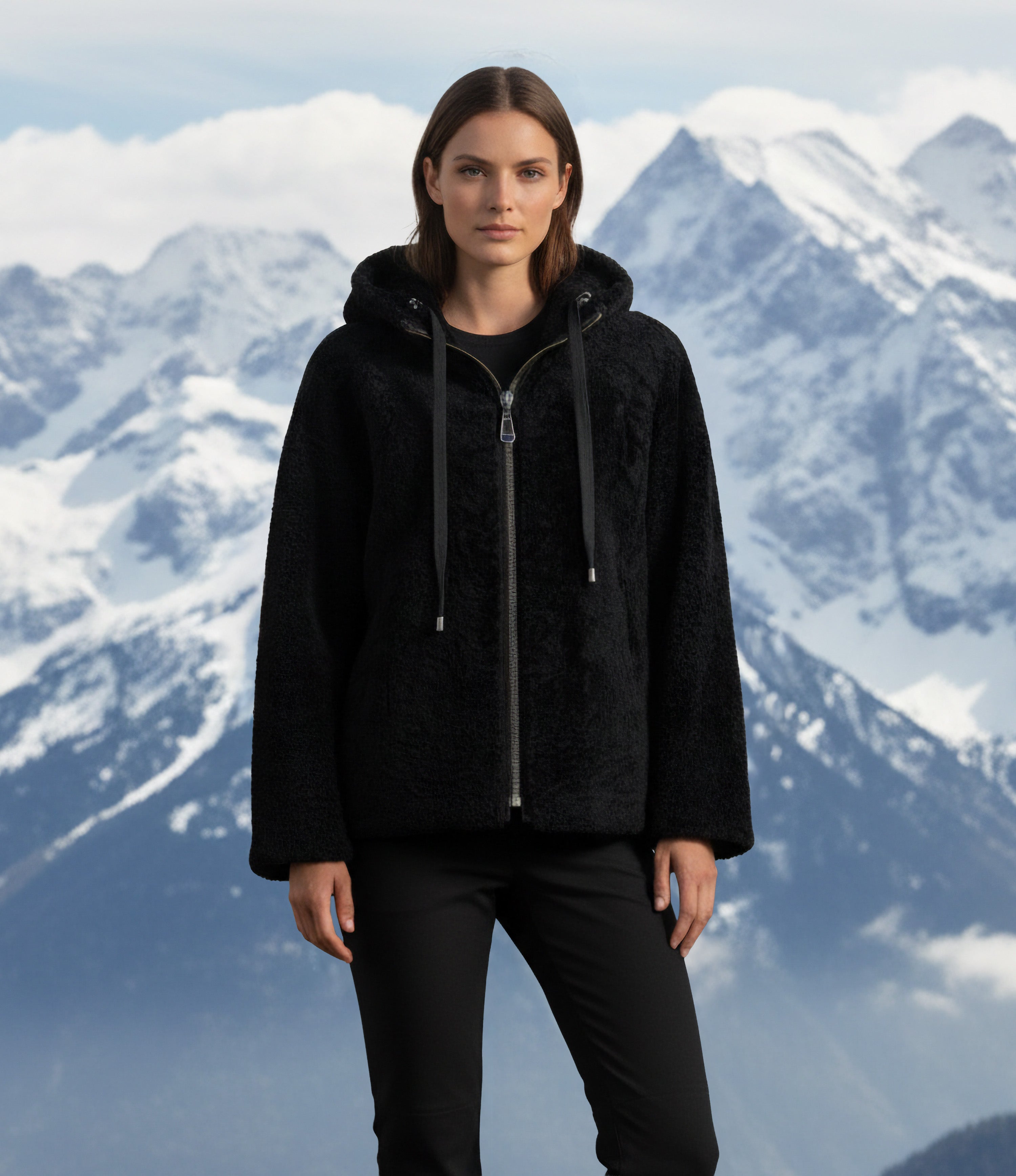 Outlet: Reversible Hooded Aviator