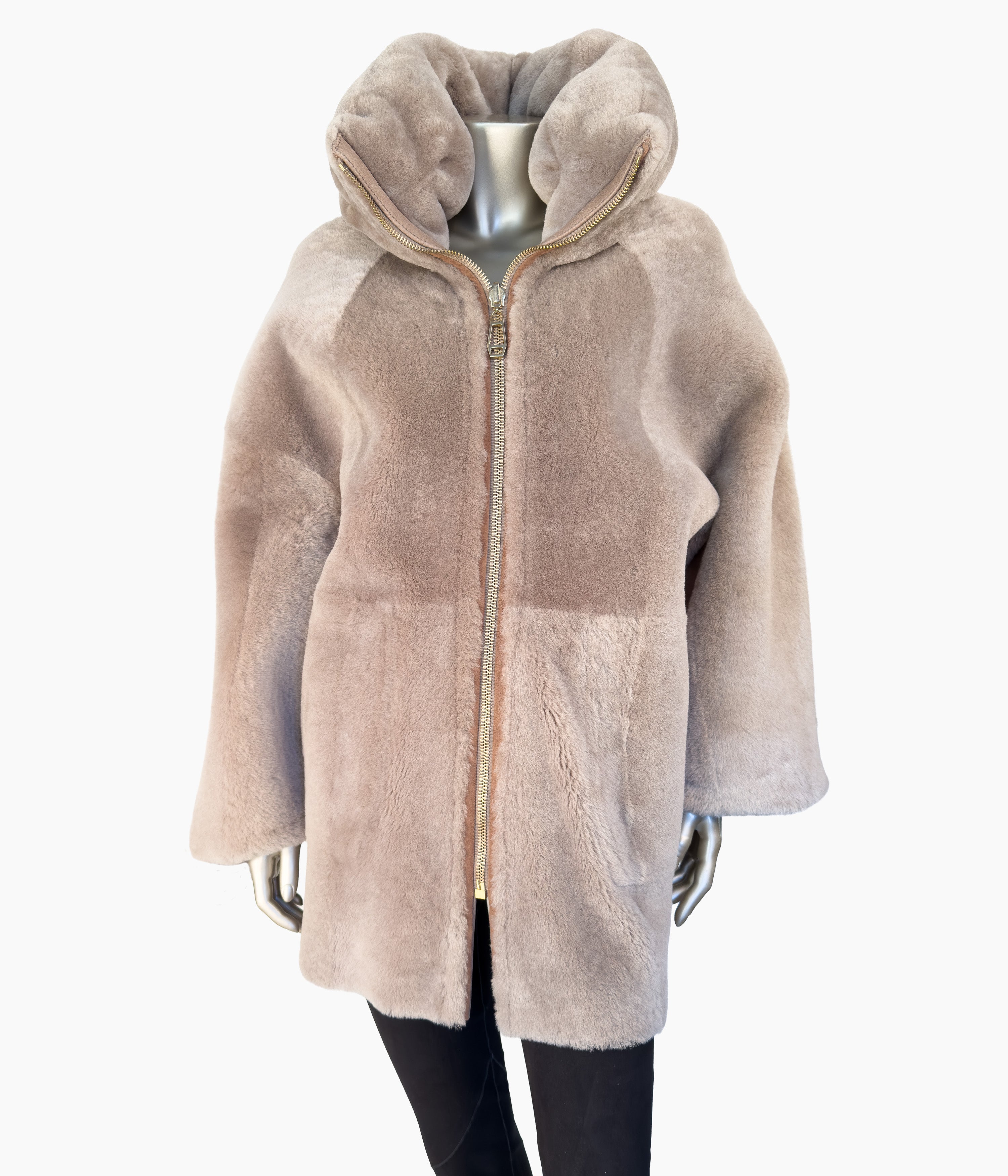 Reversible Collar Goose Down Coat : Size 10