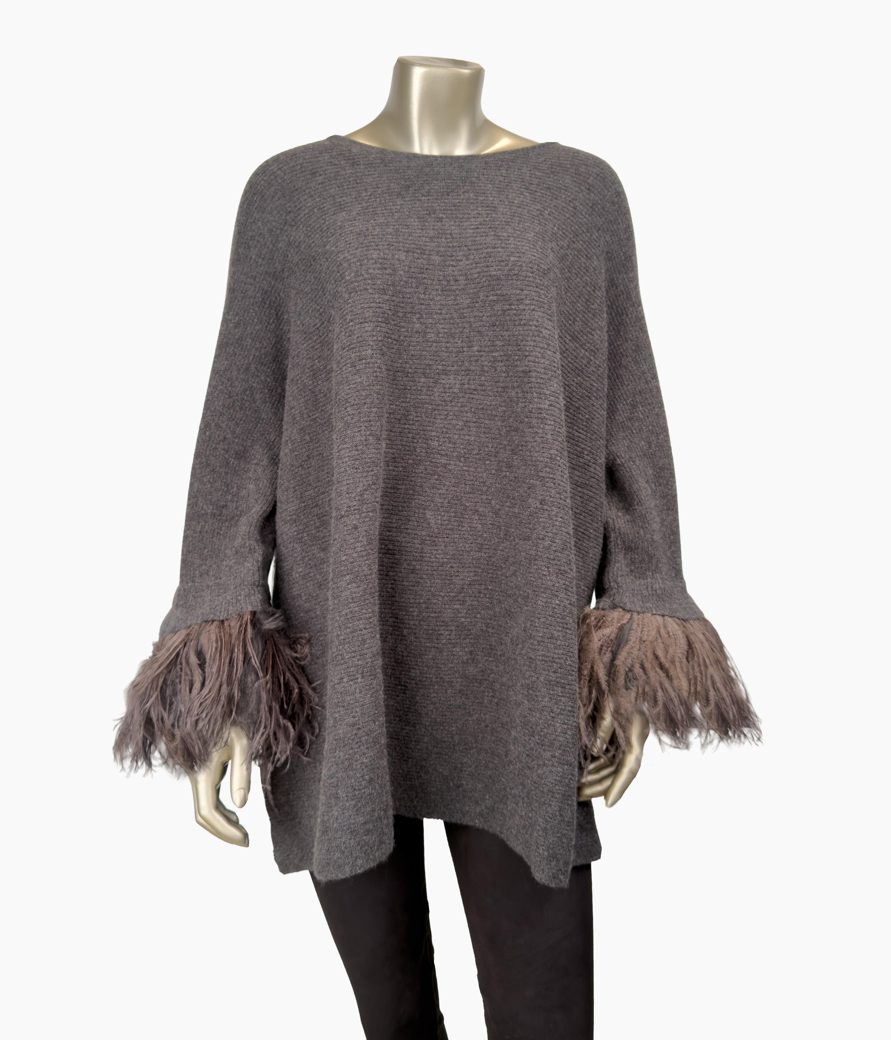 Outlet Feather Jumper: Size 12