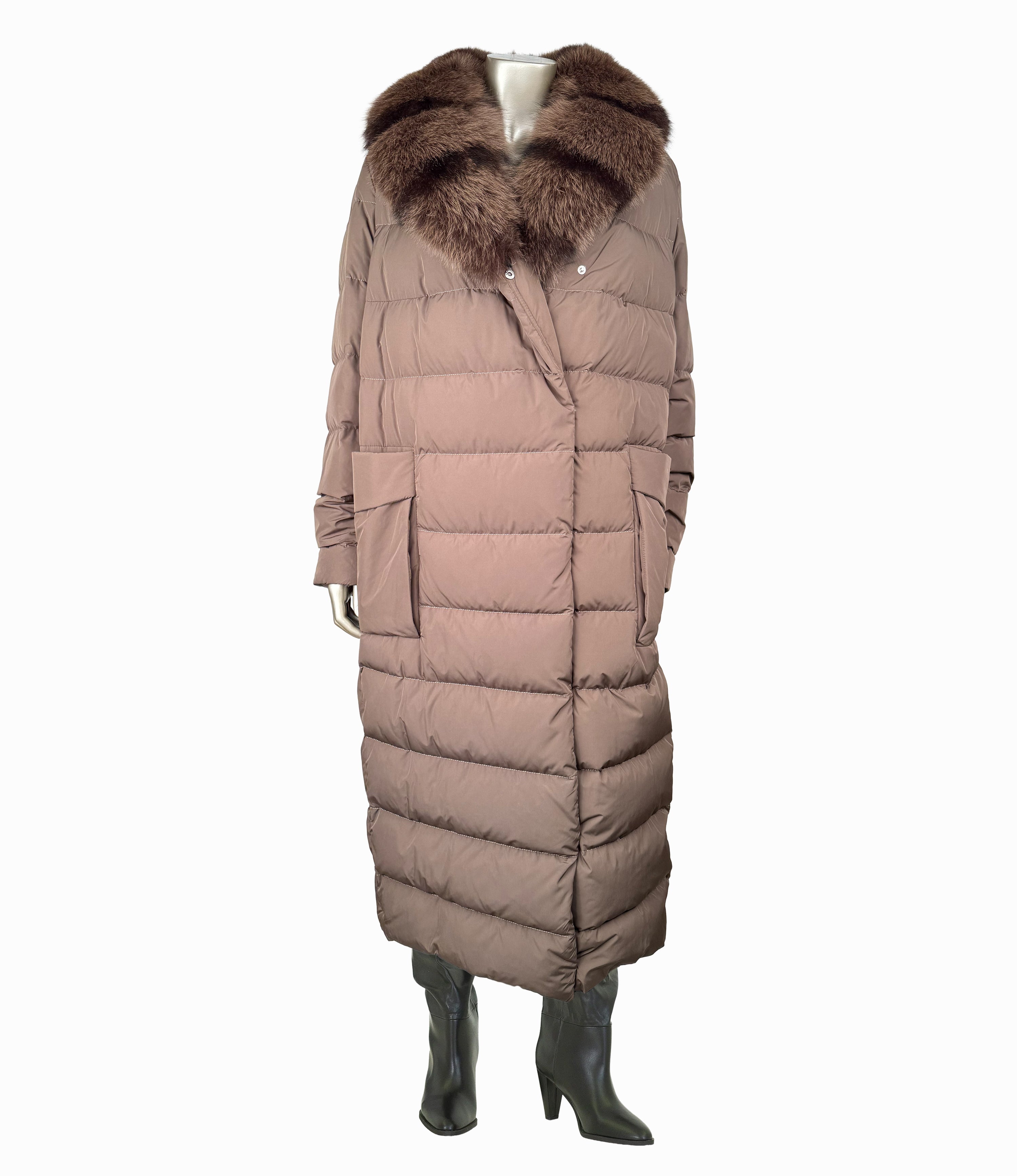 Fur Collar Goose Down Parka