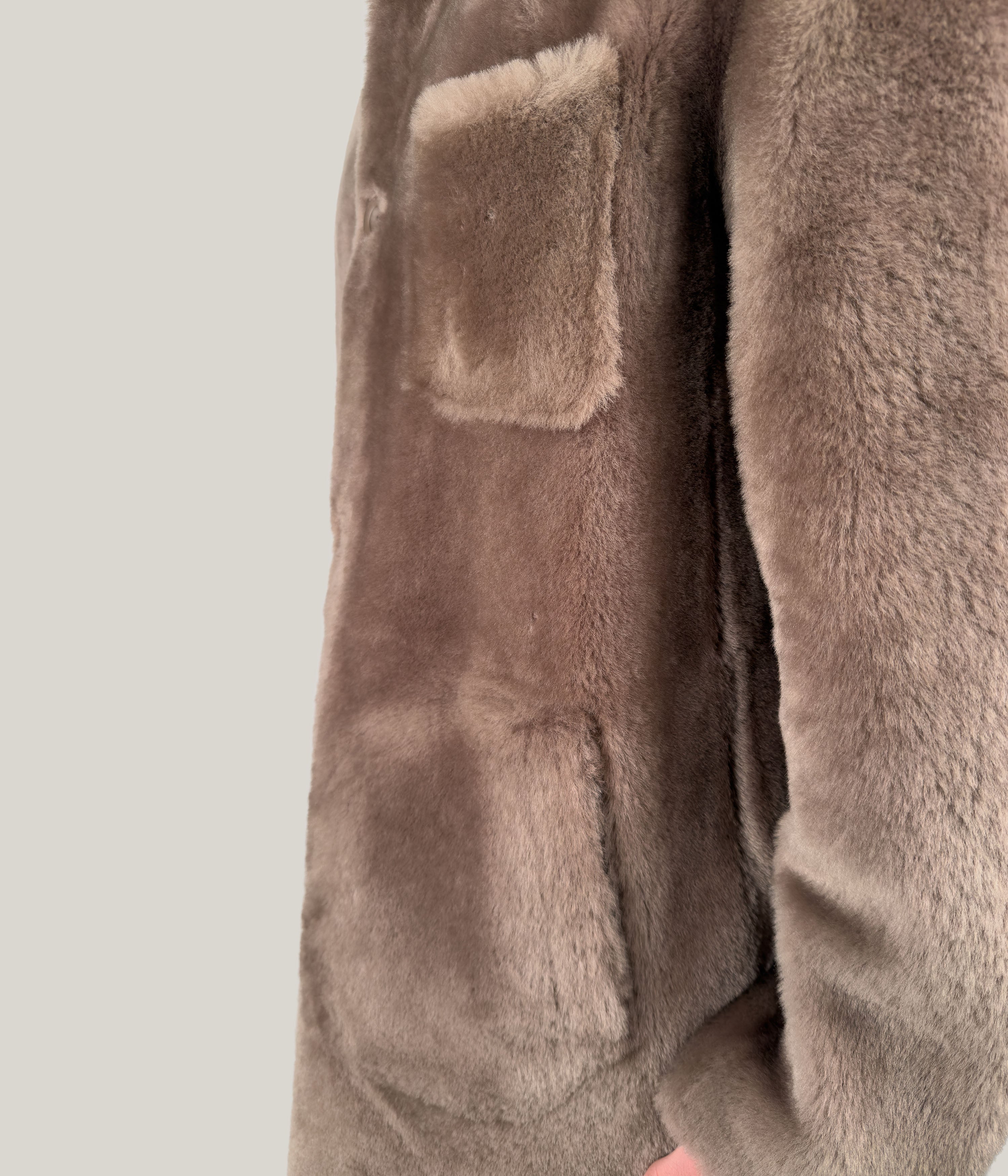 Max & Zac Wool Out Shirt Coat