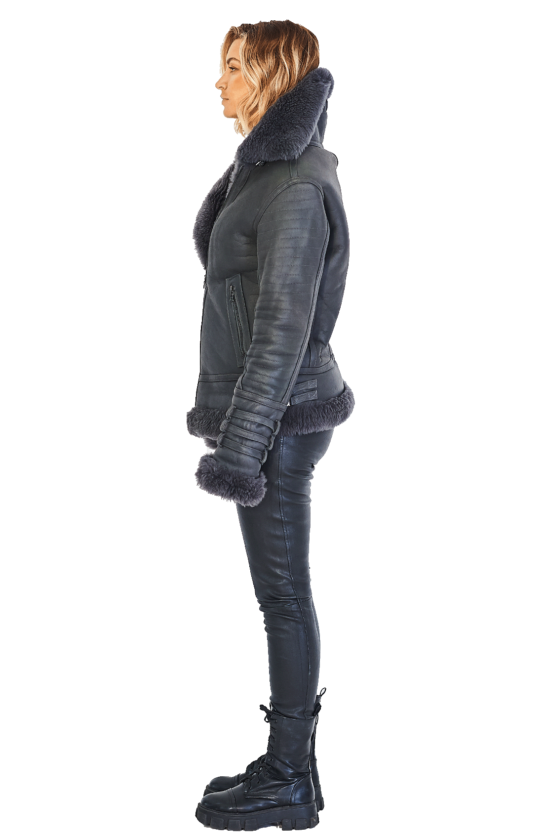 Modern day biker jacket