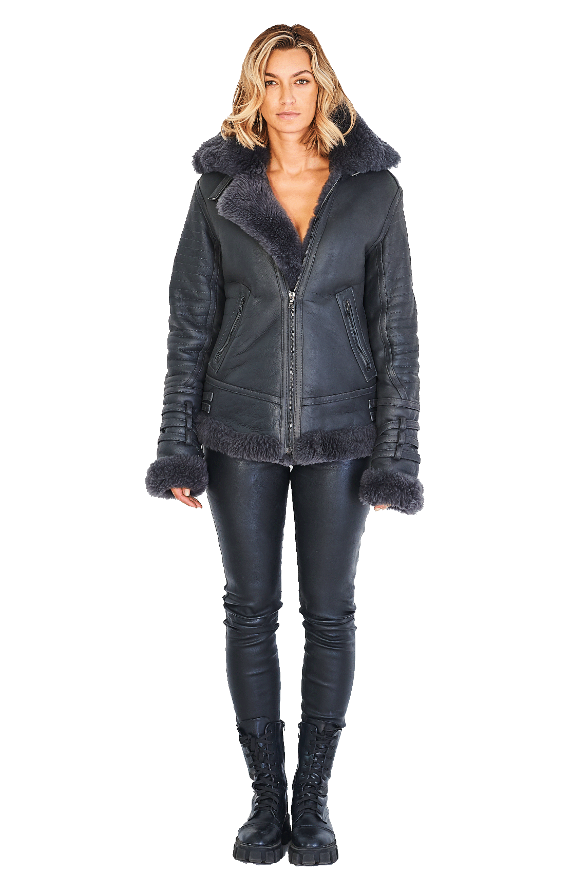 Modern day biker jacket