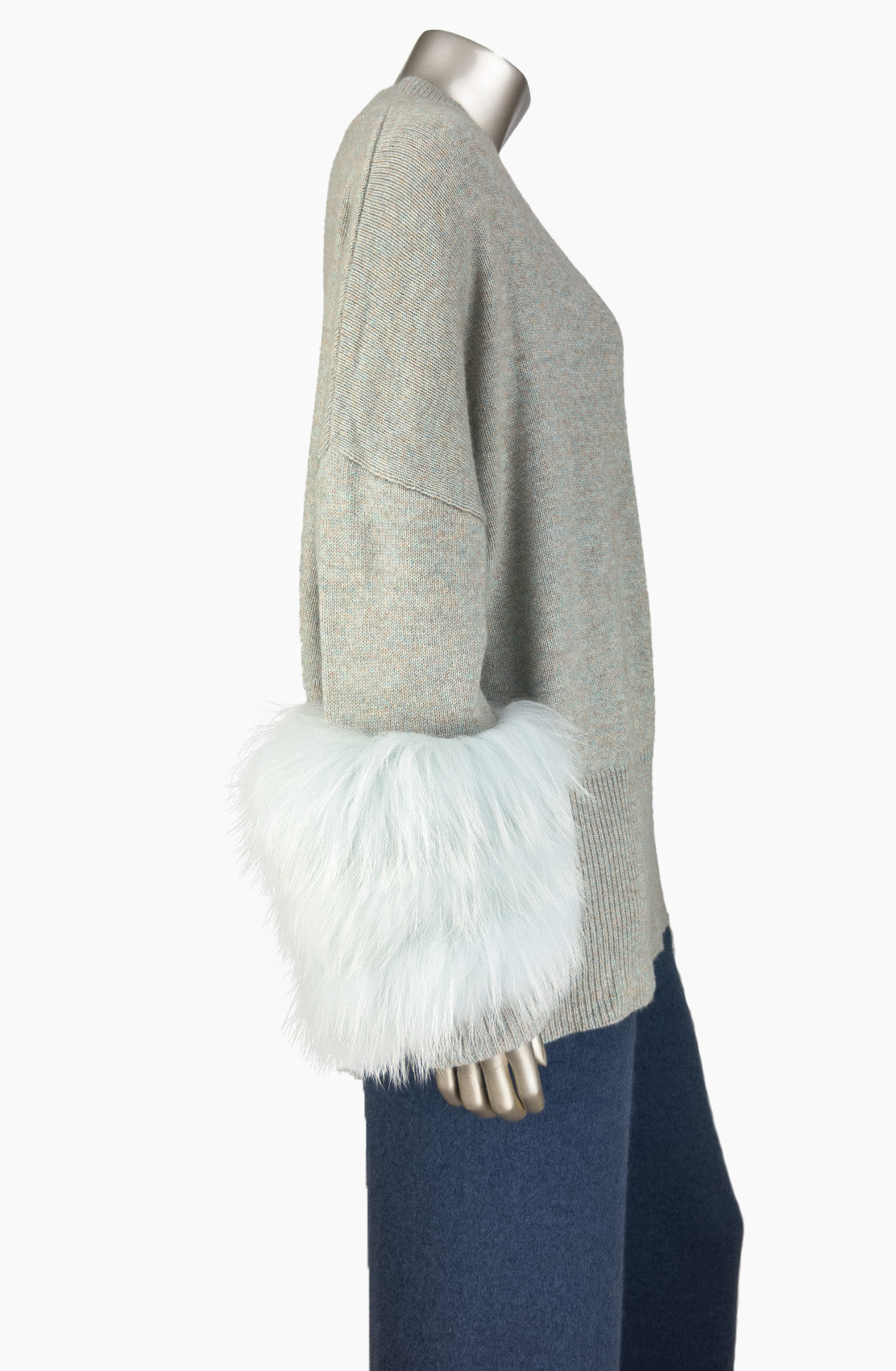 Outlet: Fur Trim Jumper: Size 10