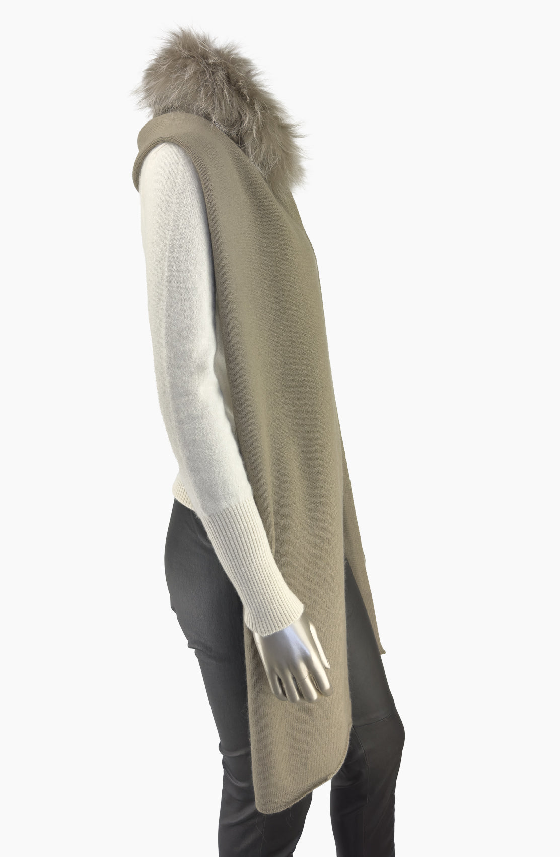 Outlet: Long Scarf Fur Collar