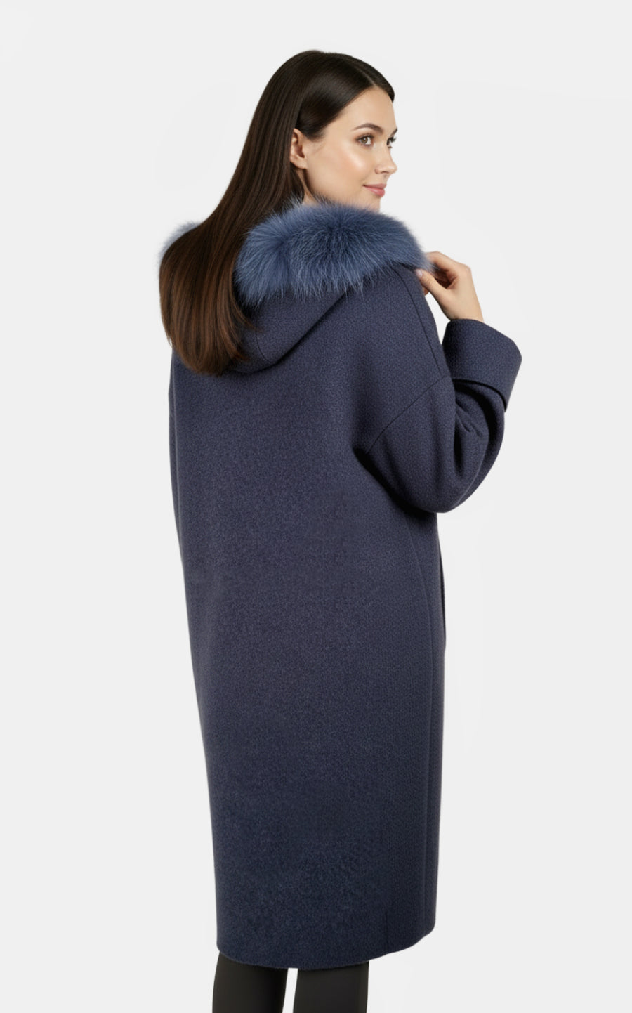 Outlet: Fur Trim Long Hooded Parka