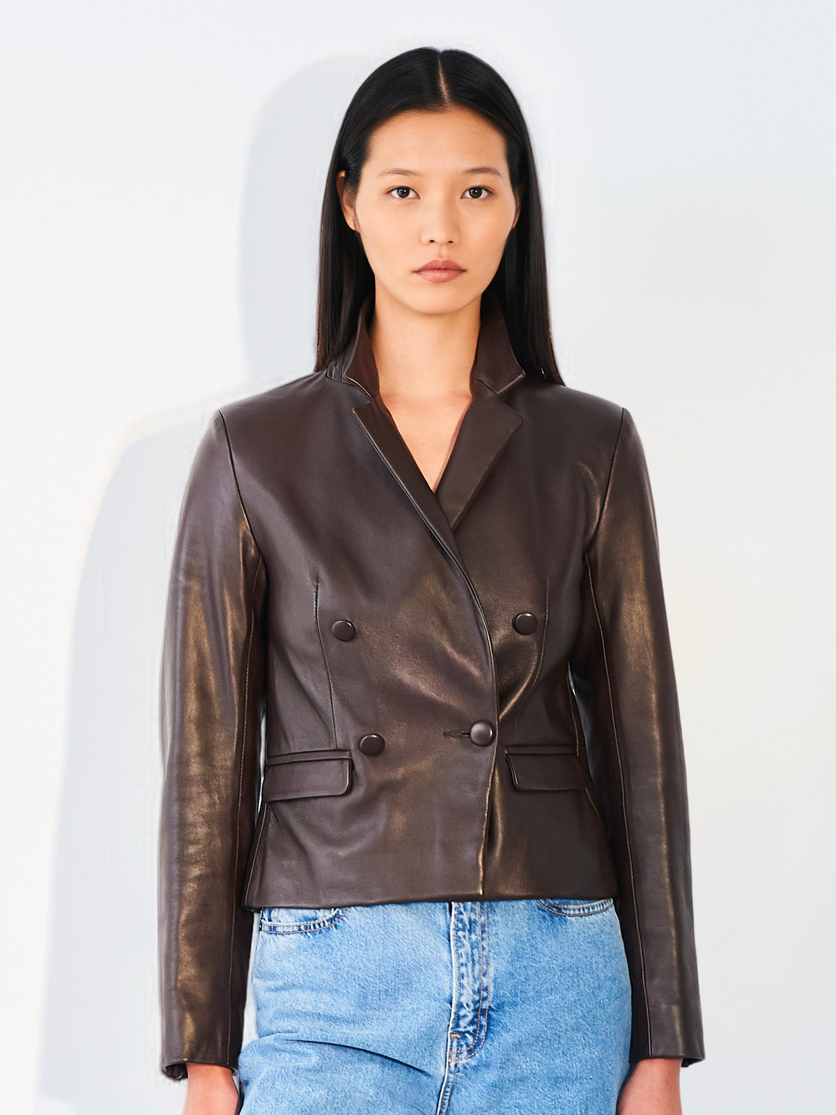 Leather Blazer