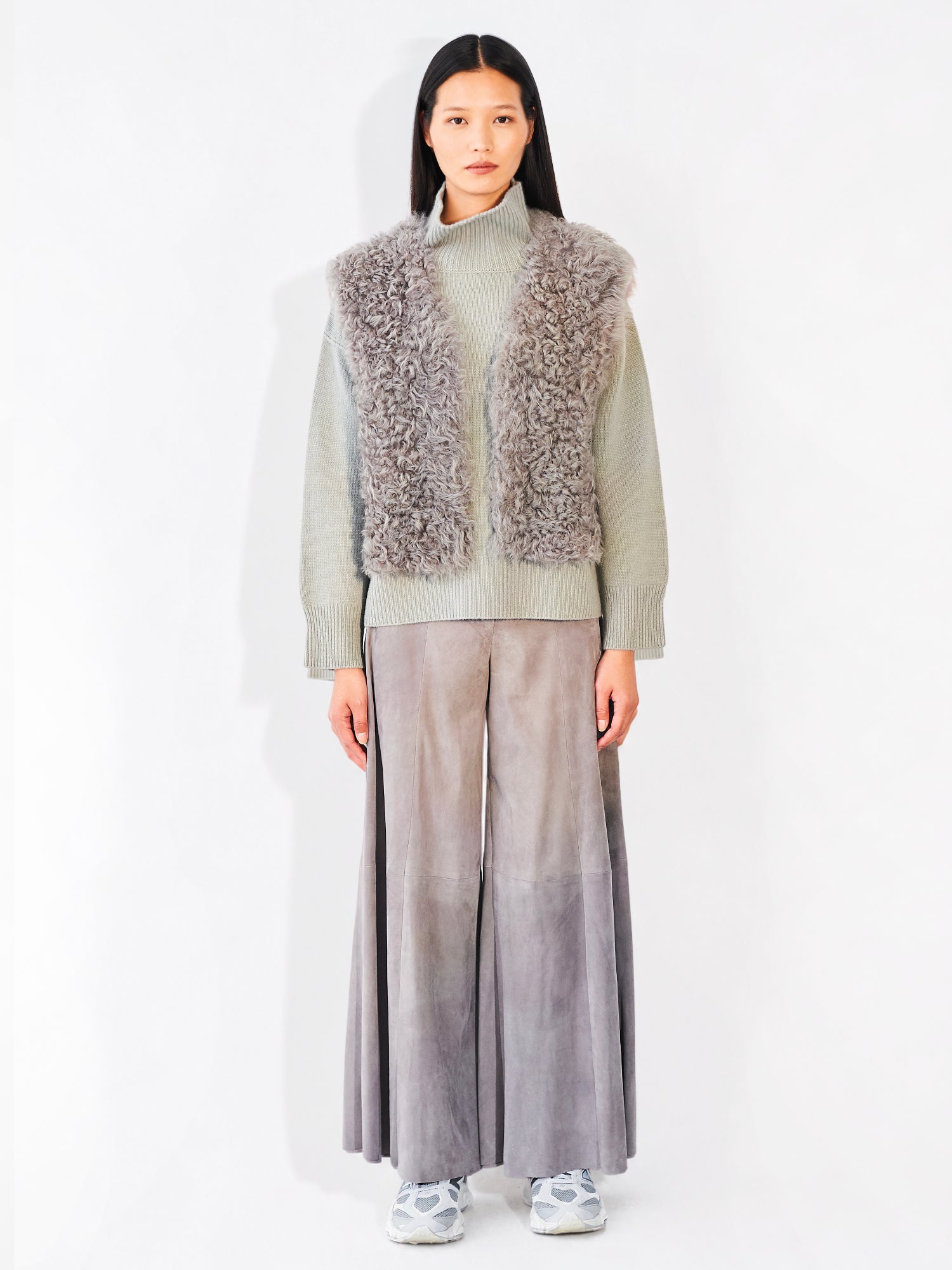 Curly Cropped Gilet