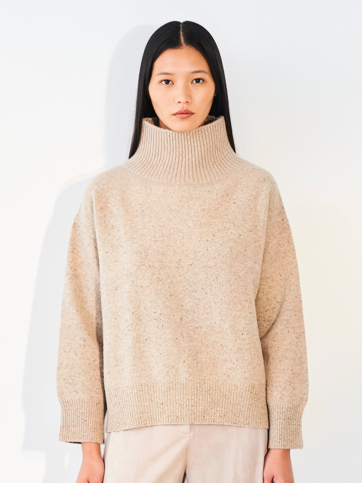 Weekend Sweater Donegal Caramel Marl