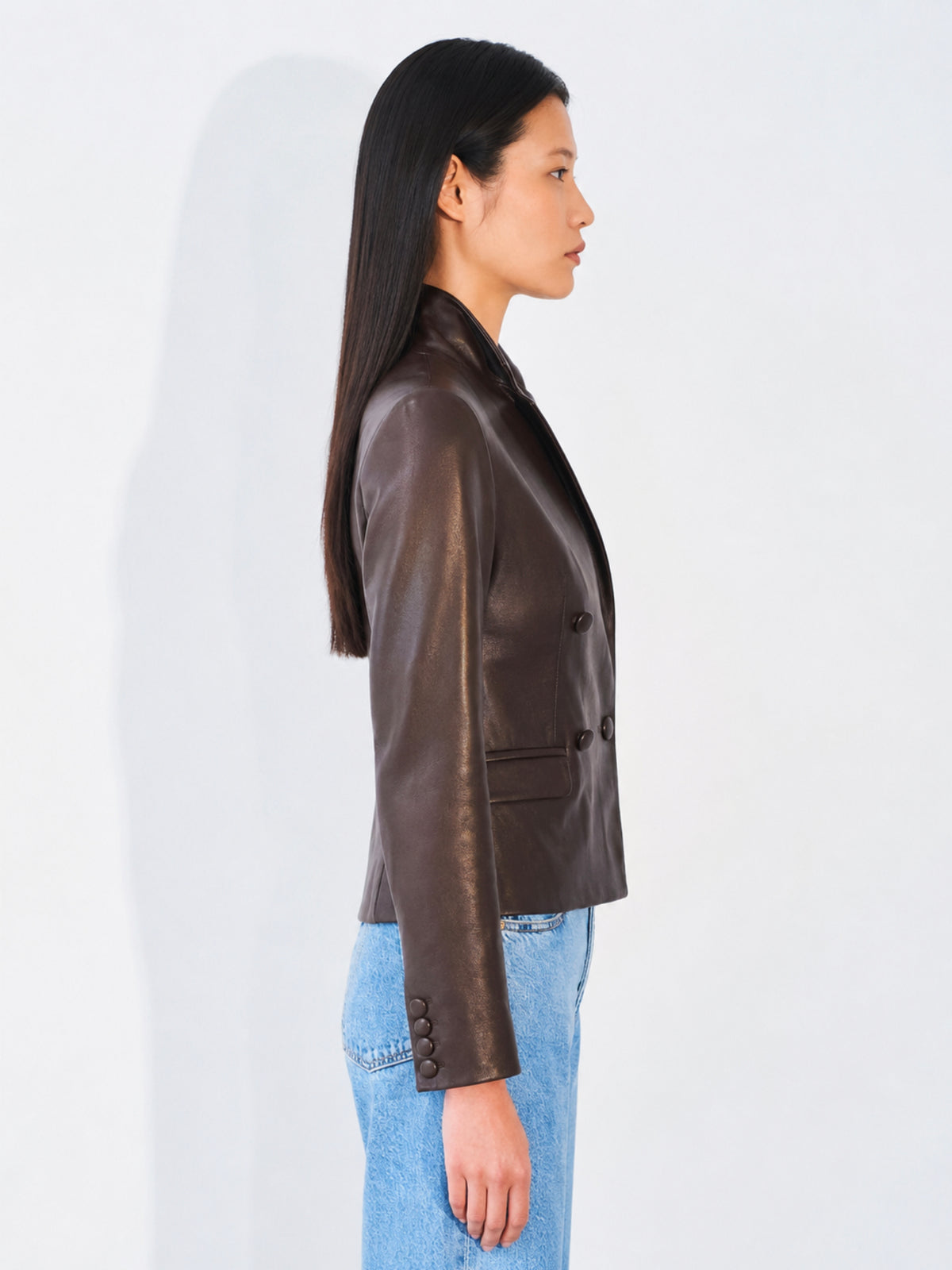 Leather Blazer