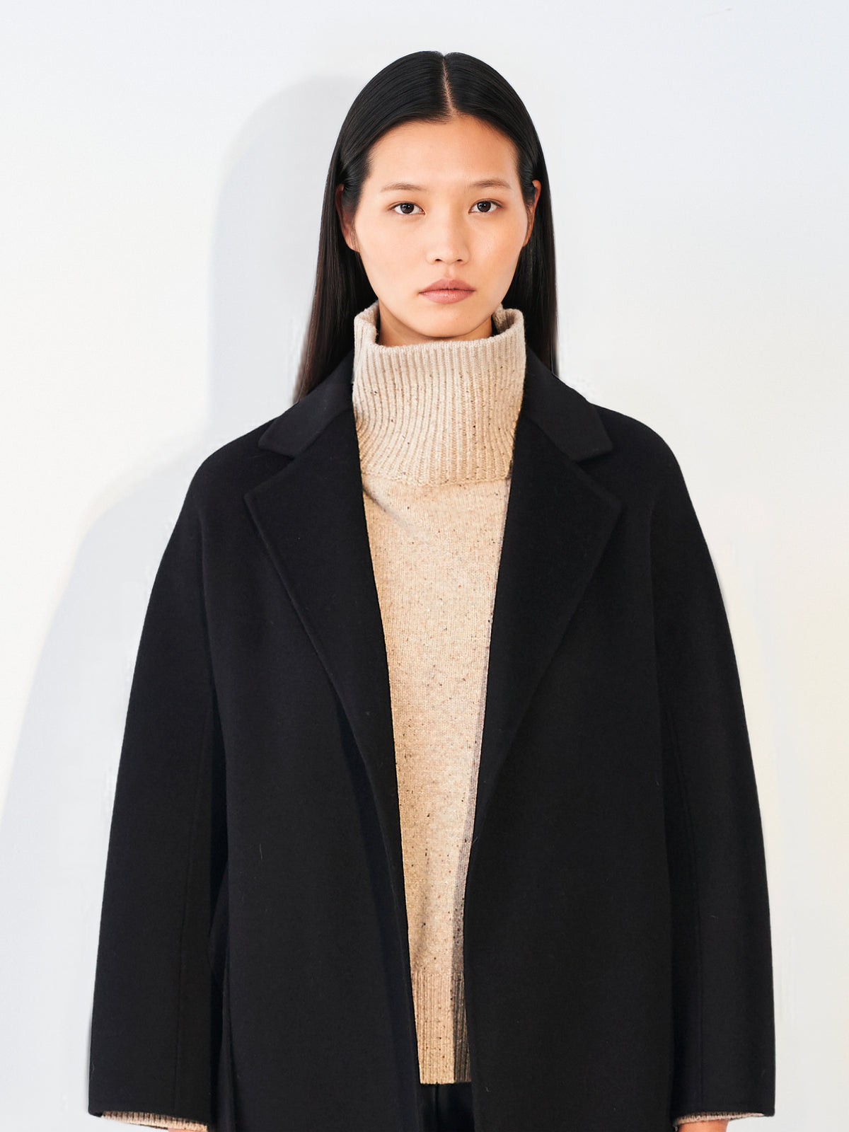 Classic Wool Coat Black