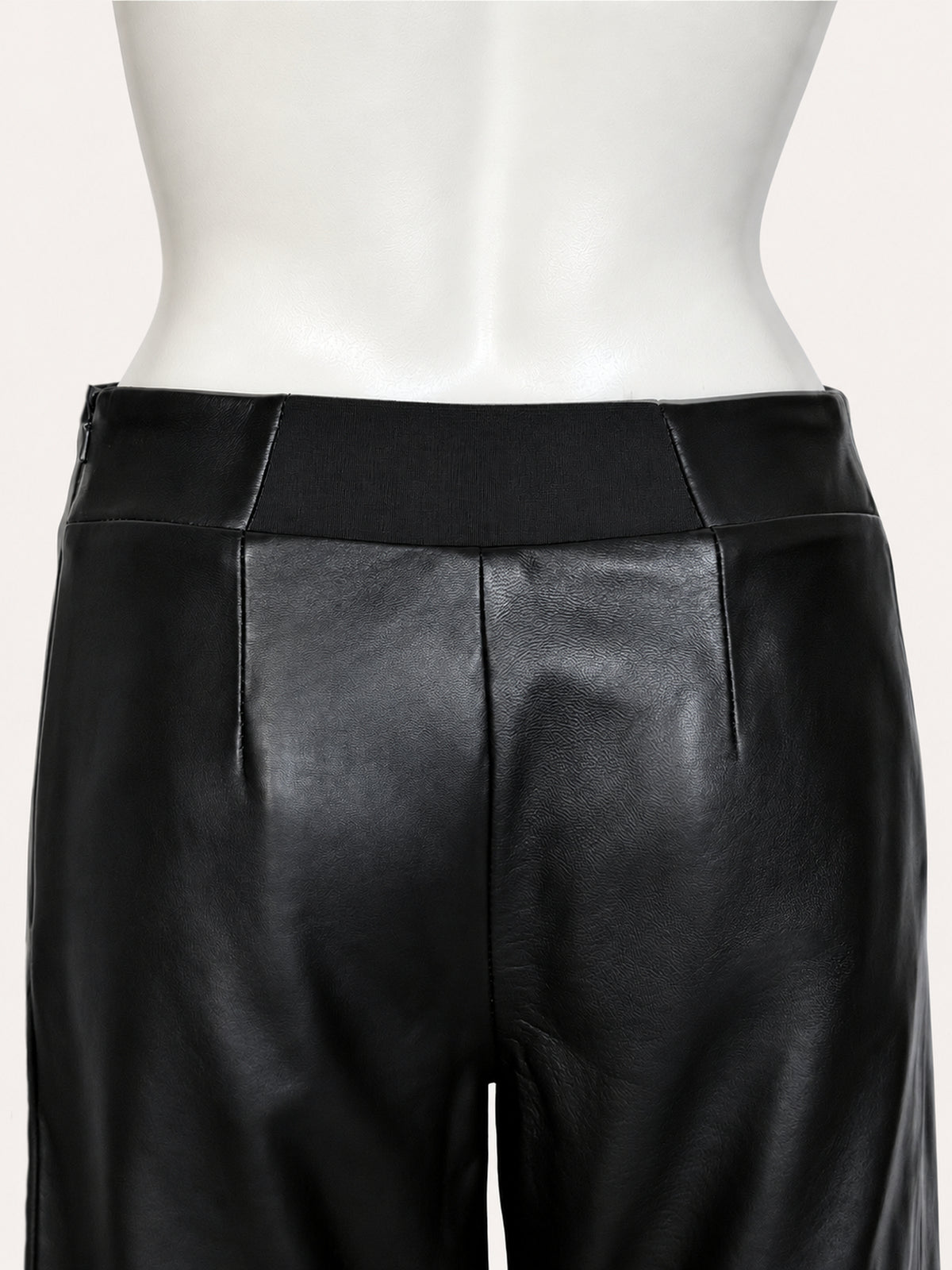 Black Leather Tux Trousers