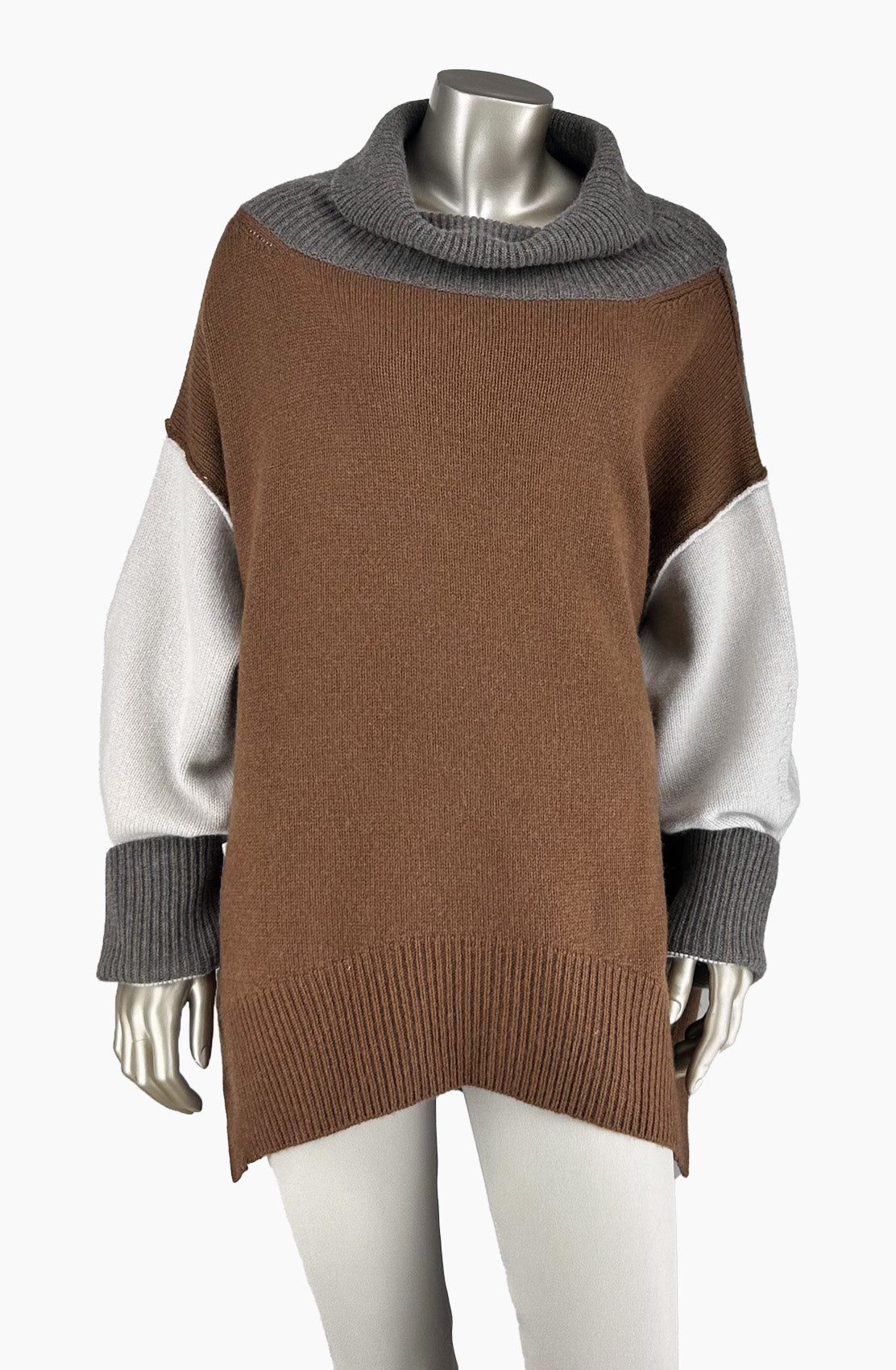 Outlet: Over Sized Colour Bloc Jumper : Size 10