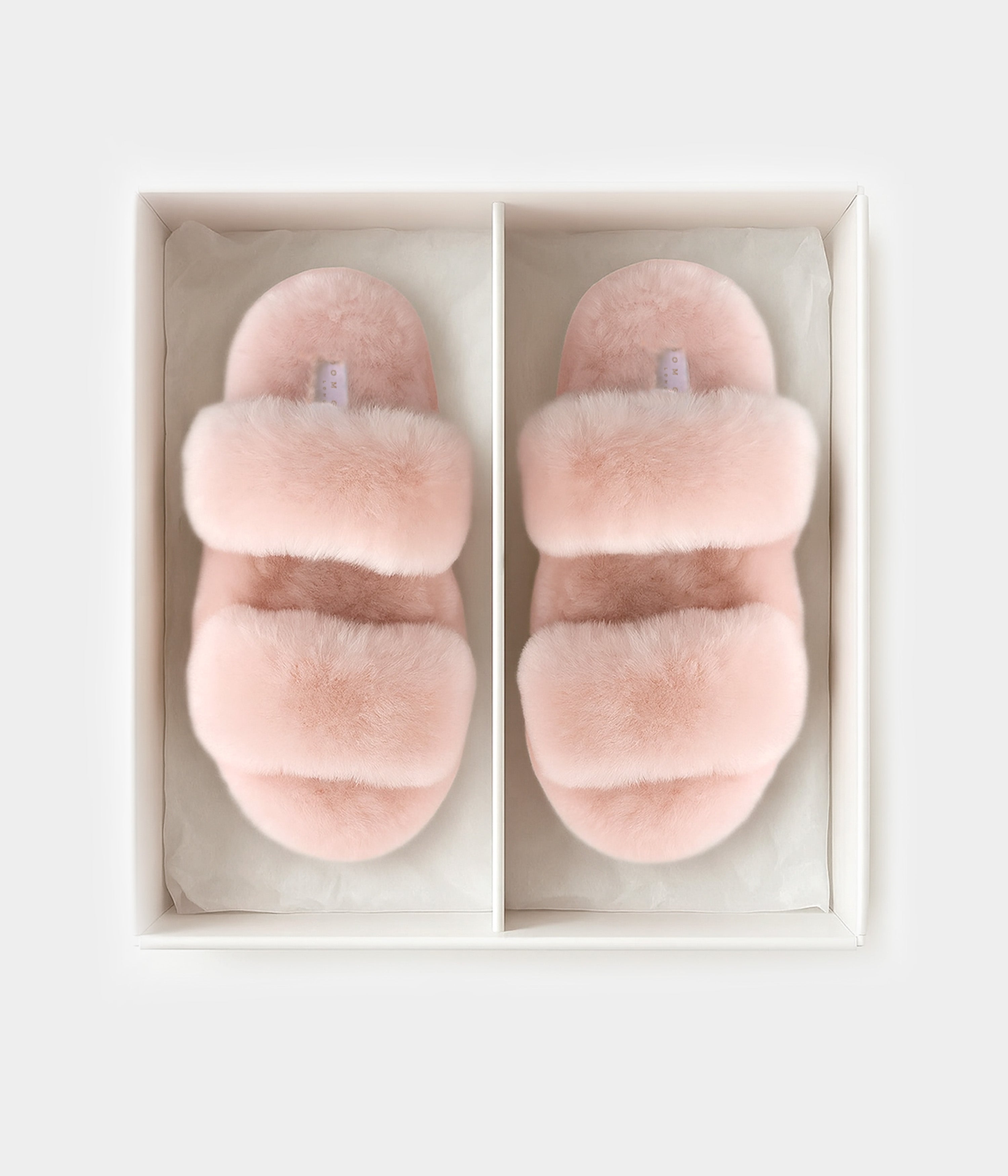 Sheepskin Slider Baby Pink