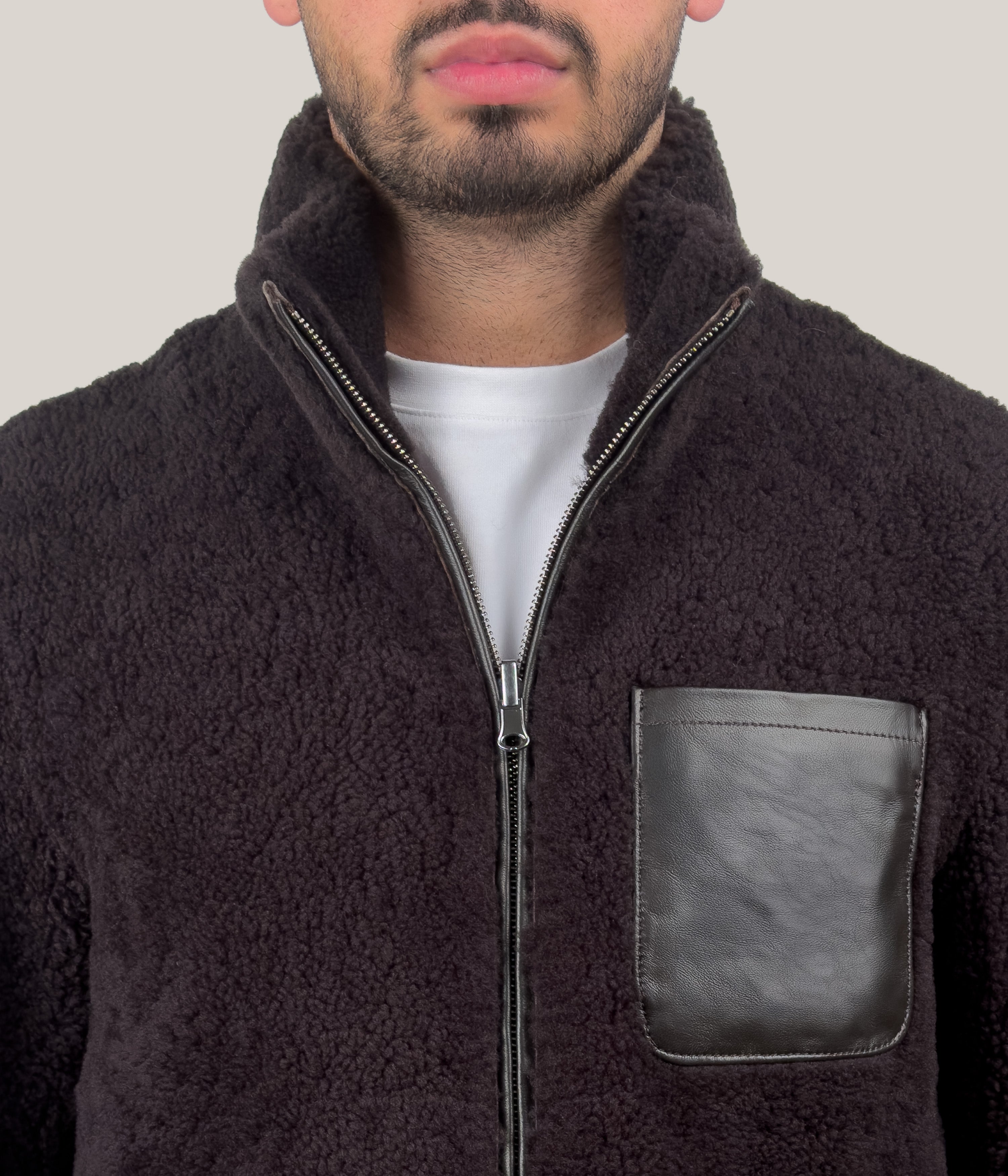 Dom Goor Reversible Curly Shearling Coat