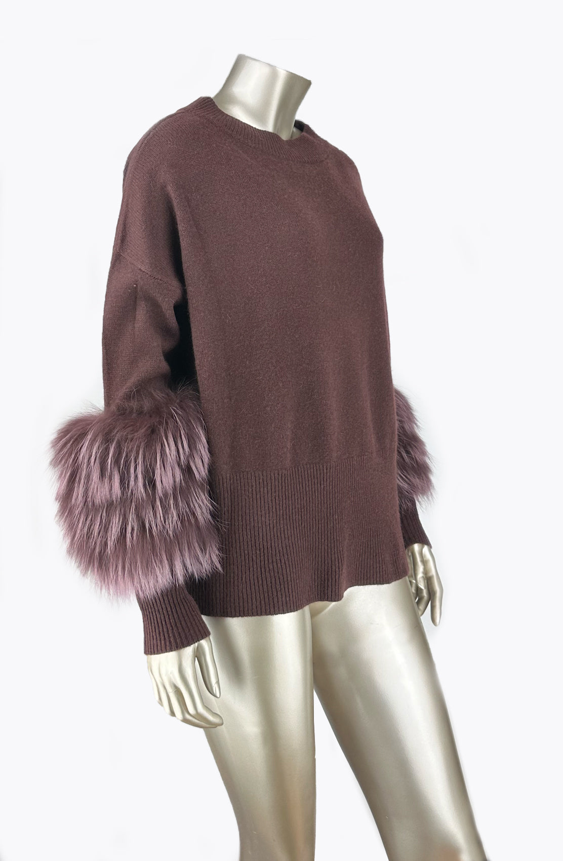 Outlet: Fur Trim Jumper: Size 8