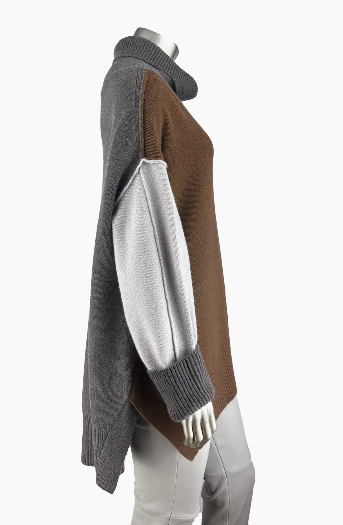 Outlet: Over Sized Colour Bloc Jumper : Size 10