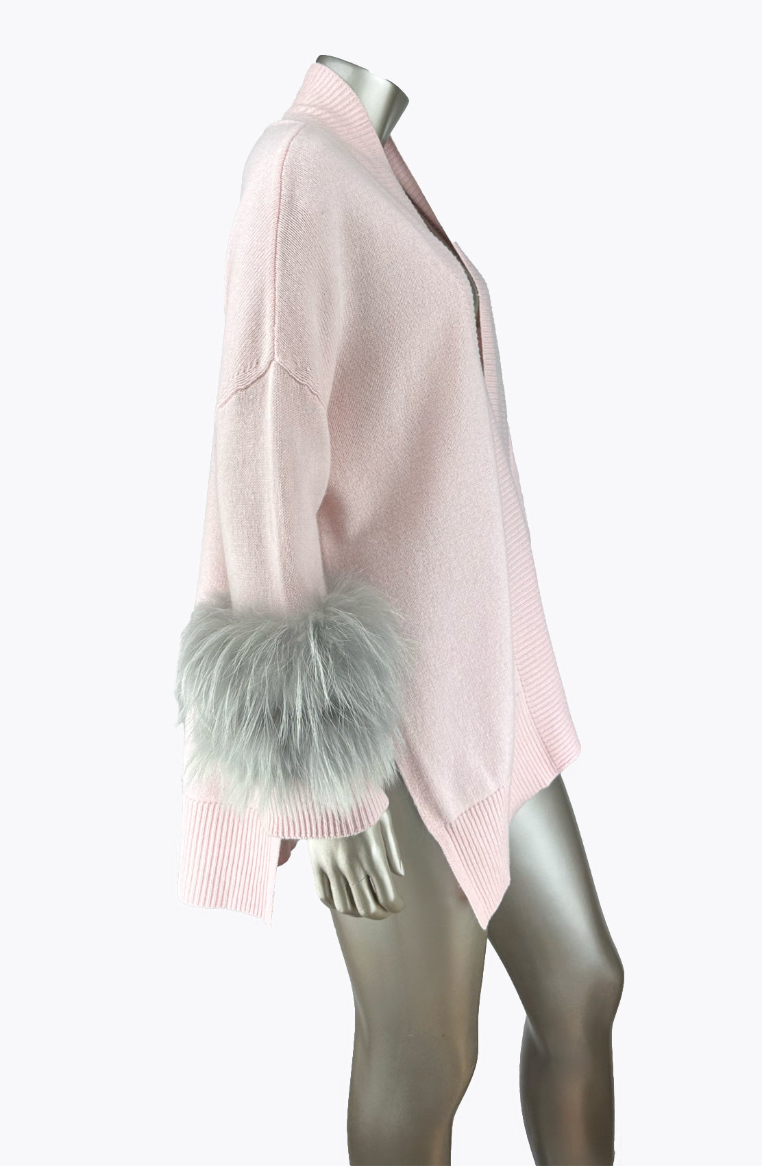 Outlet: Fur Trim Cardigan Tunic Size/10