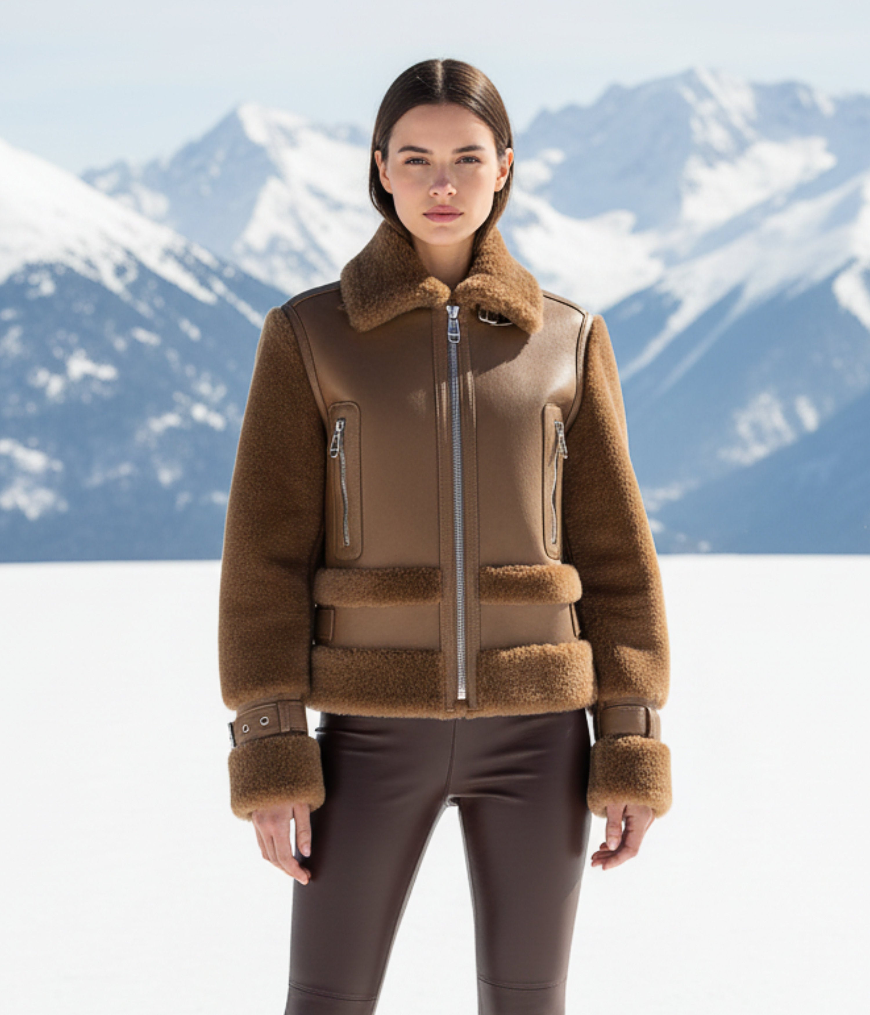 Outlet: Shearling Aviator