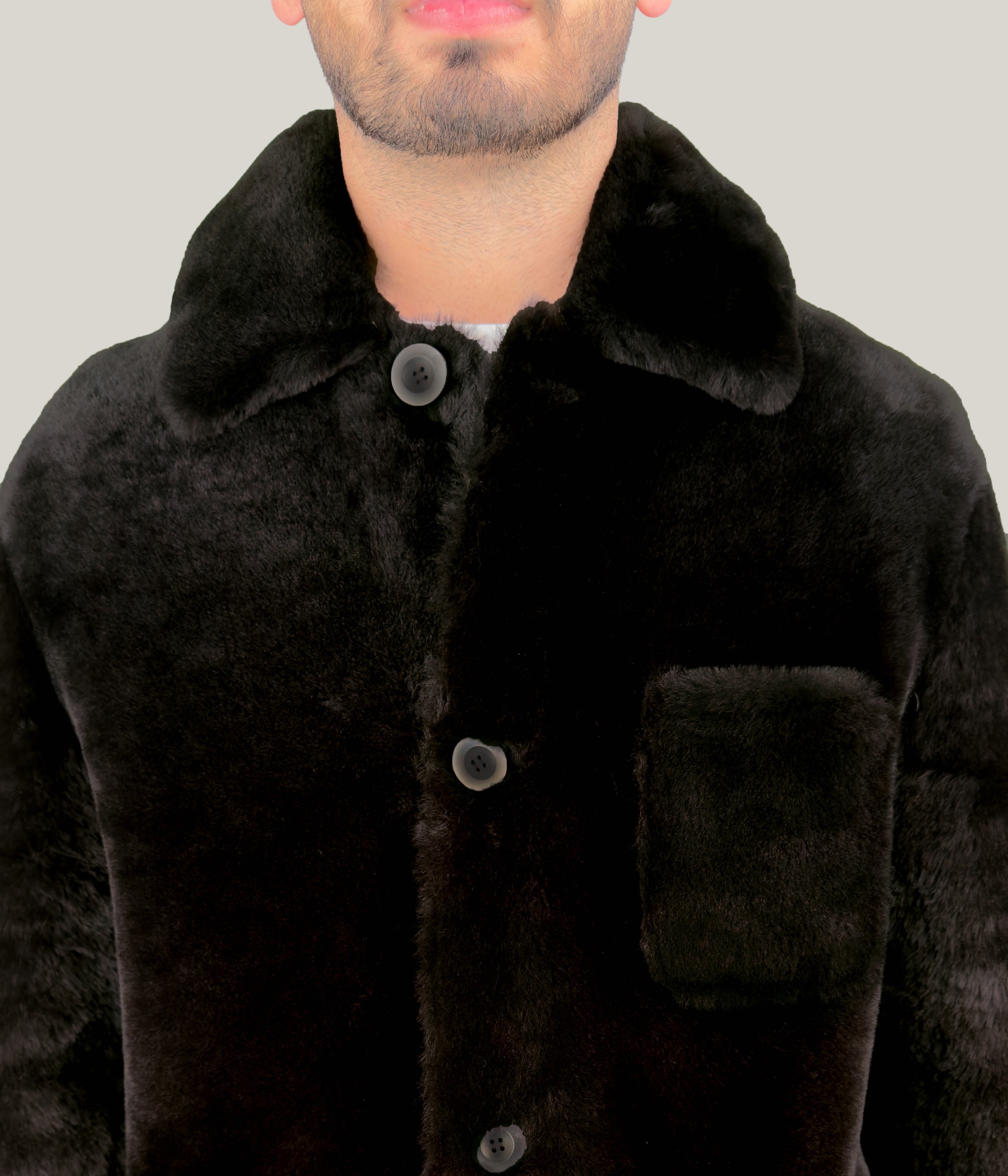Max & Zac Wool Out Shirt Coat