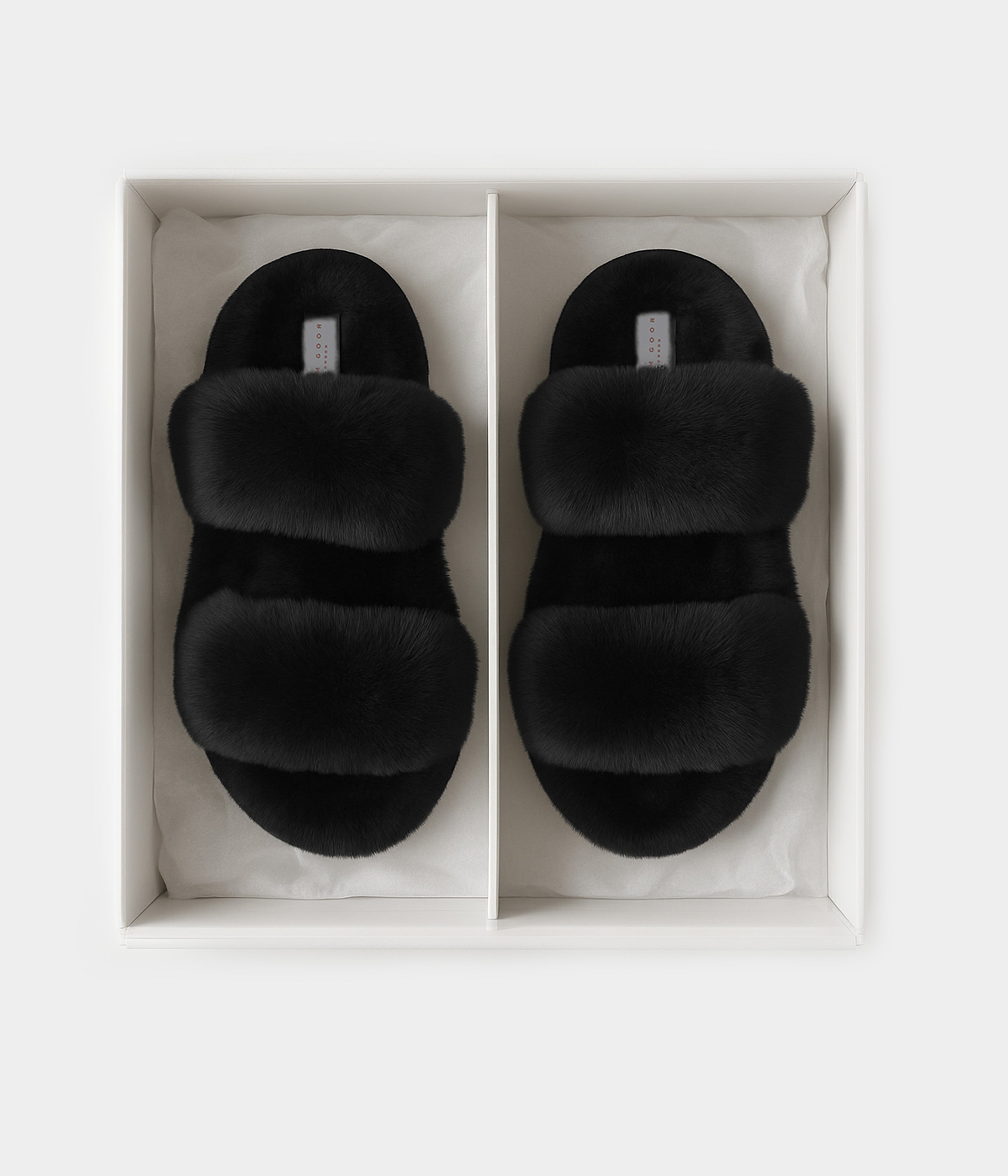 Sheepskin Slider Black