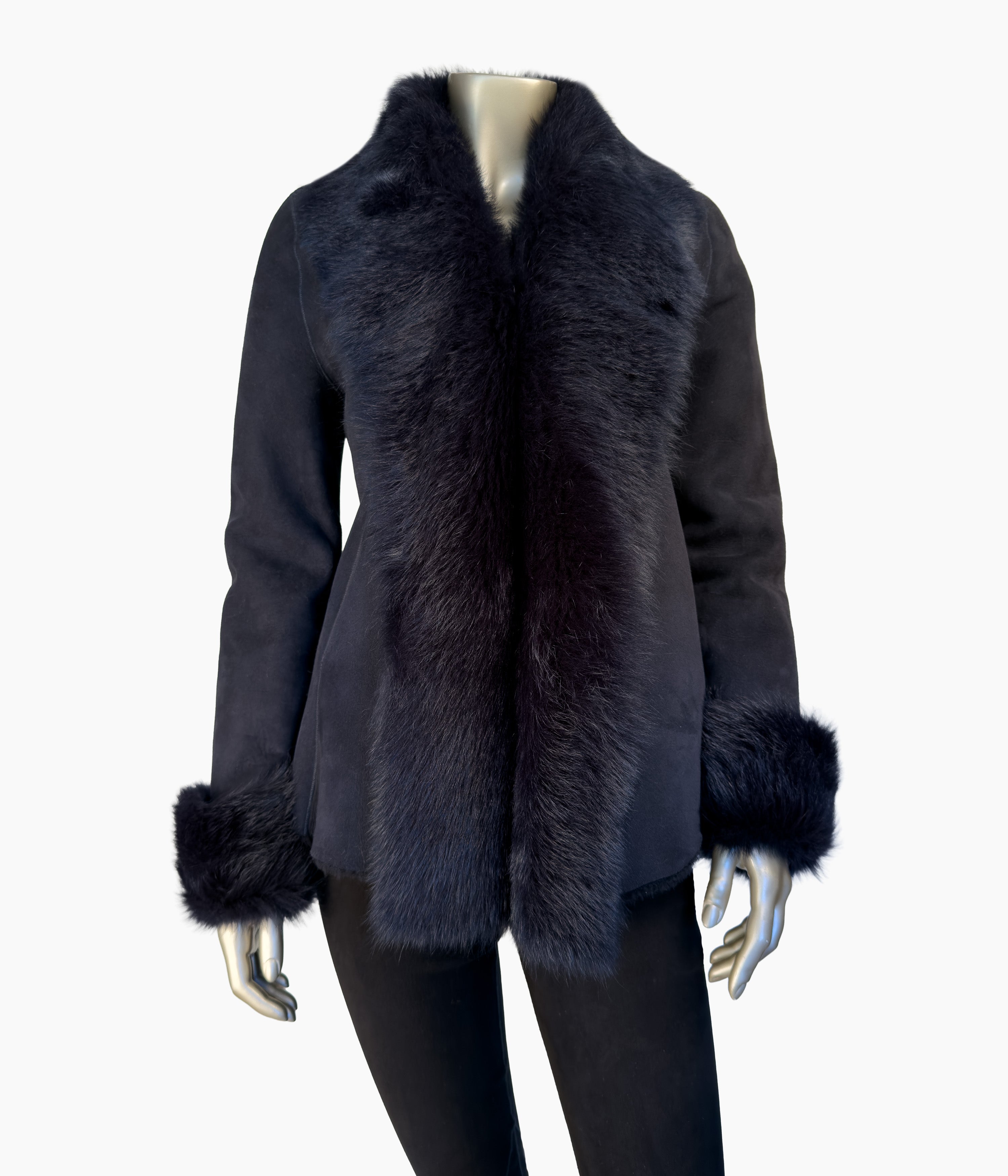 Classic Short Coat Navy Size:10