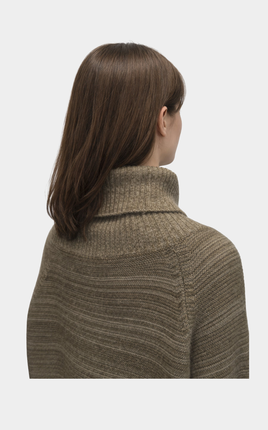 Outlet: Cowl Neck Sweater Green
