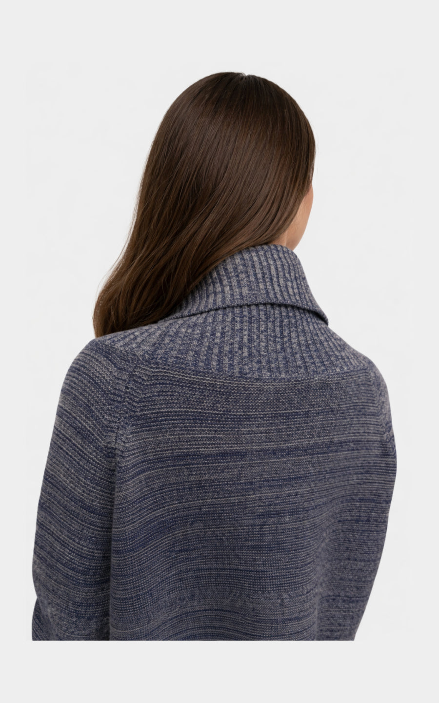 Outlet: Cowl Neck Sweater Navy