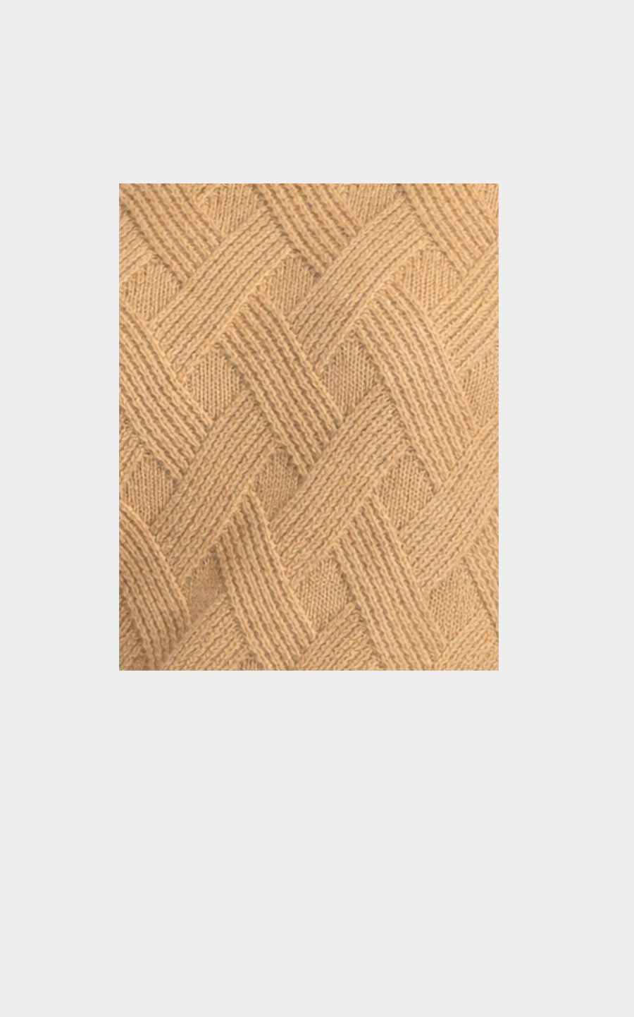 Outlet: Long Lattice Knit Jumper