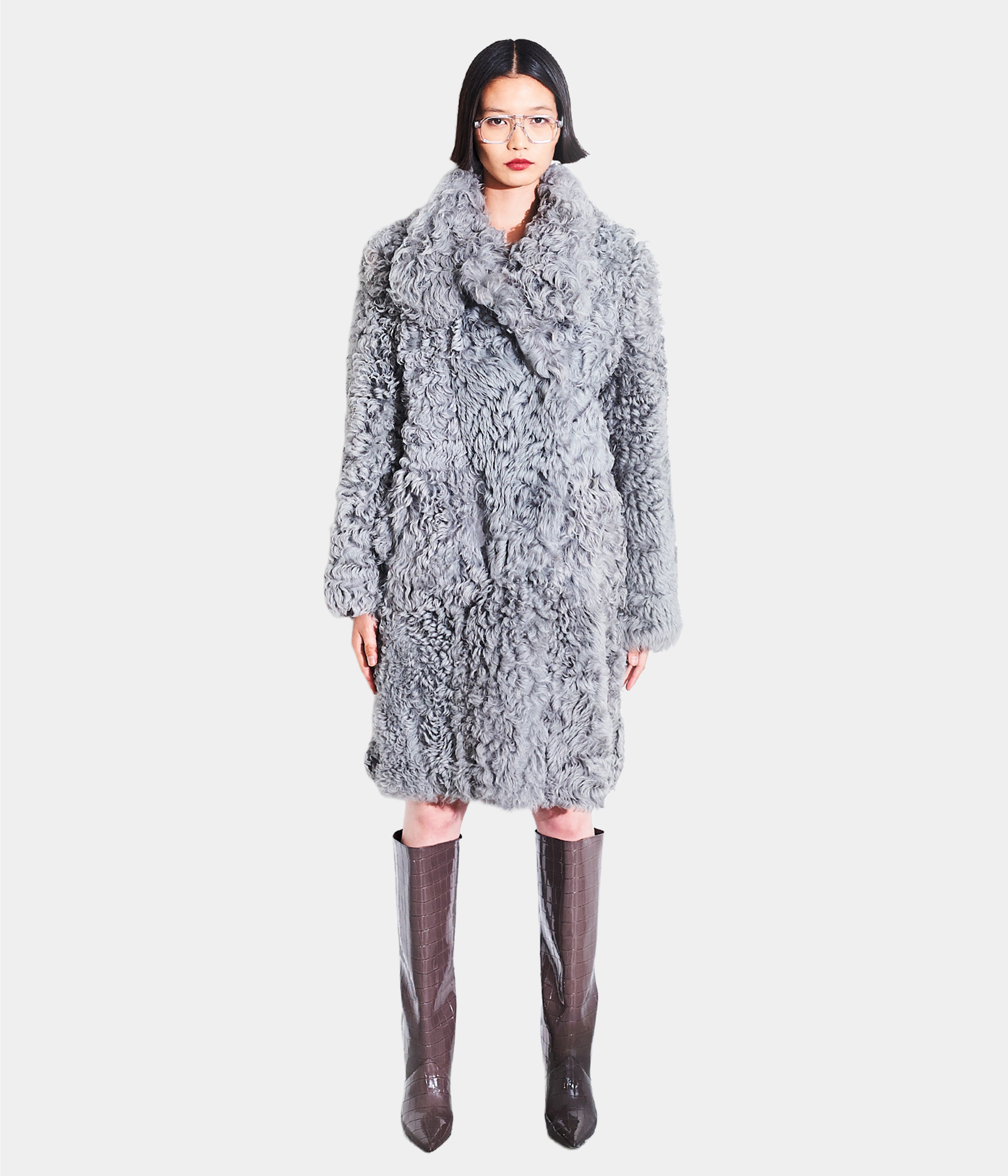 Reversible Curly Toscana Coat
