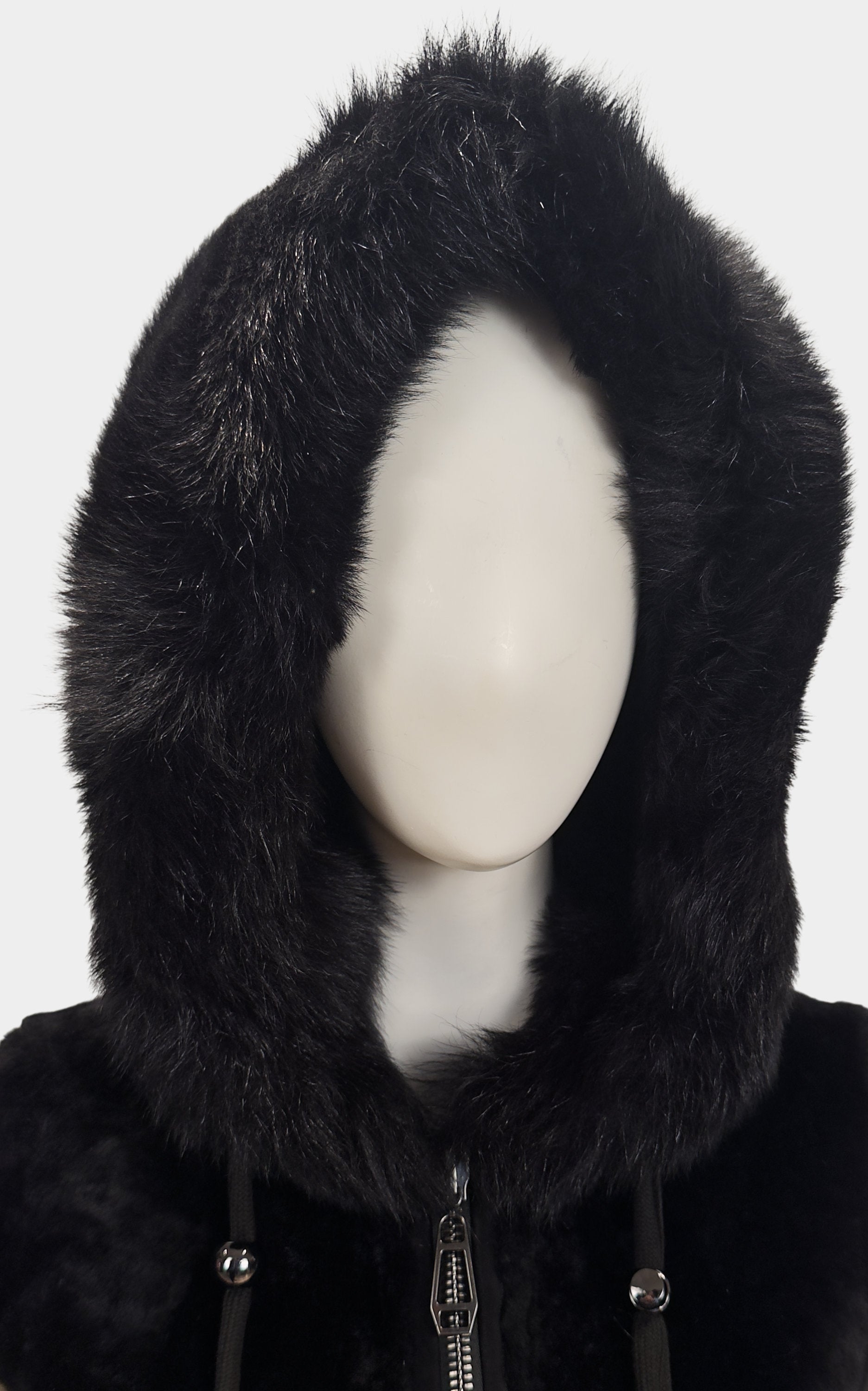 Outlet: Reversible Hooded Down Gilet Black