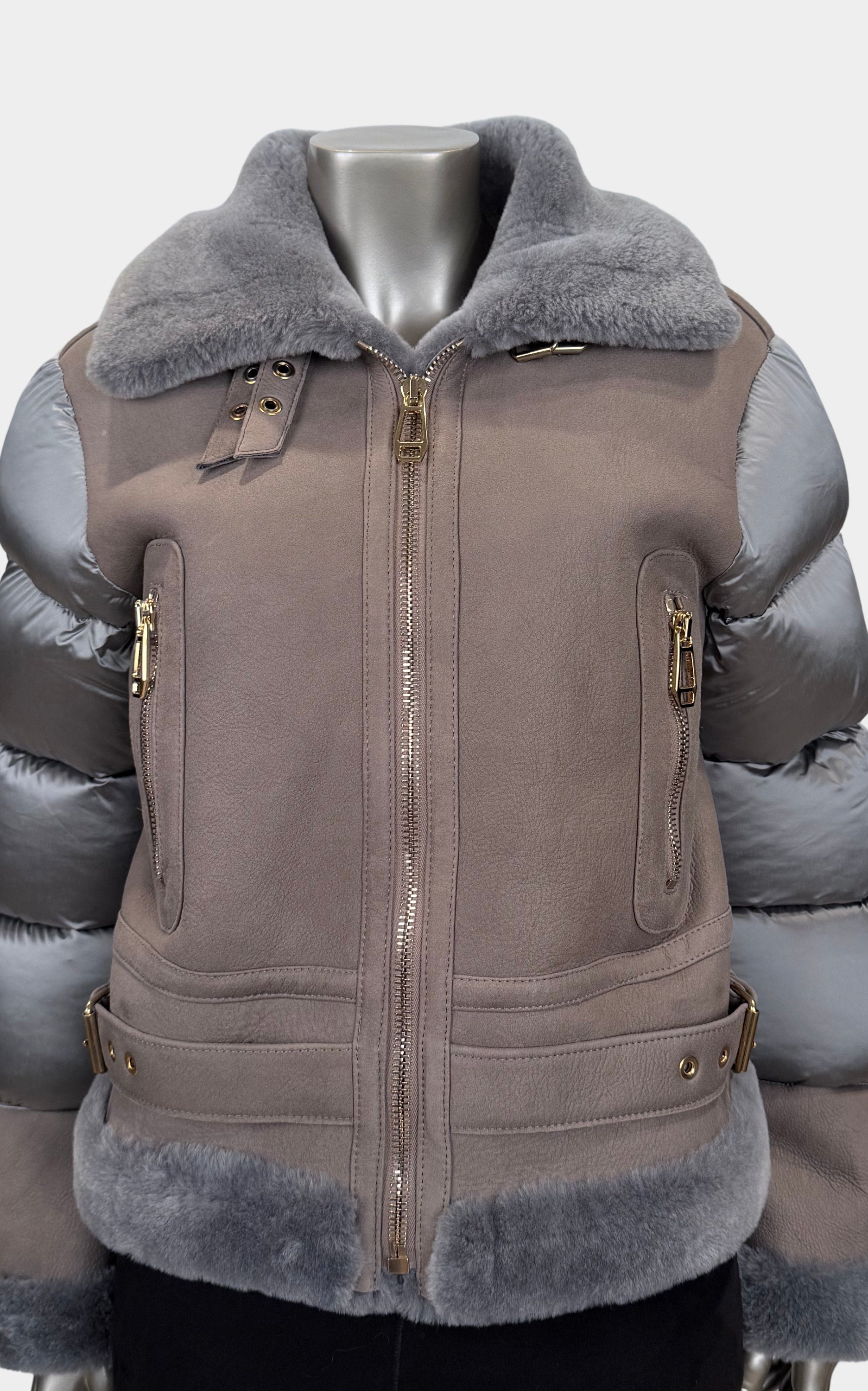 Outlet: Goose Down Short Aviator: Size 10