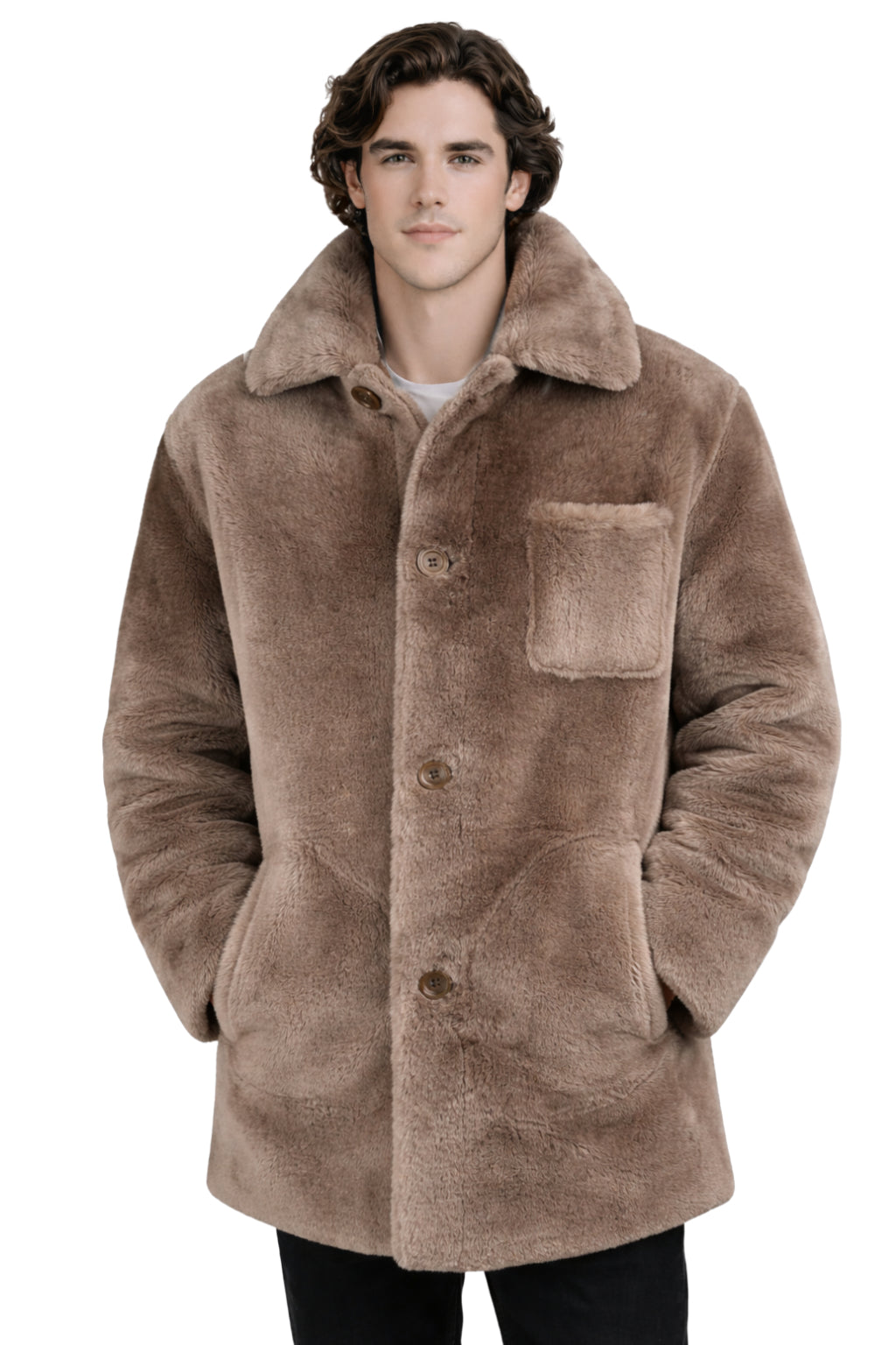 Dom Goor Wool Out Shirt Coat
